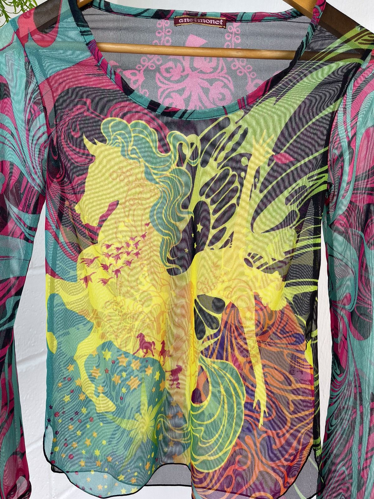 Beauty Beast Vtg Onetmonet Japan Mash Long Sleeve a5 Size XS / US 0-2 / IT 36-38 - 5 Thumbnail