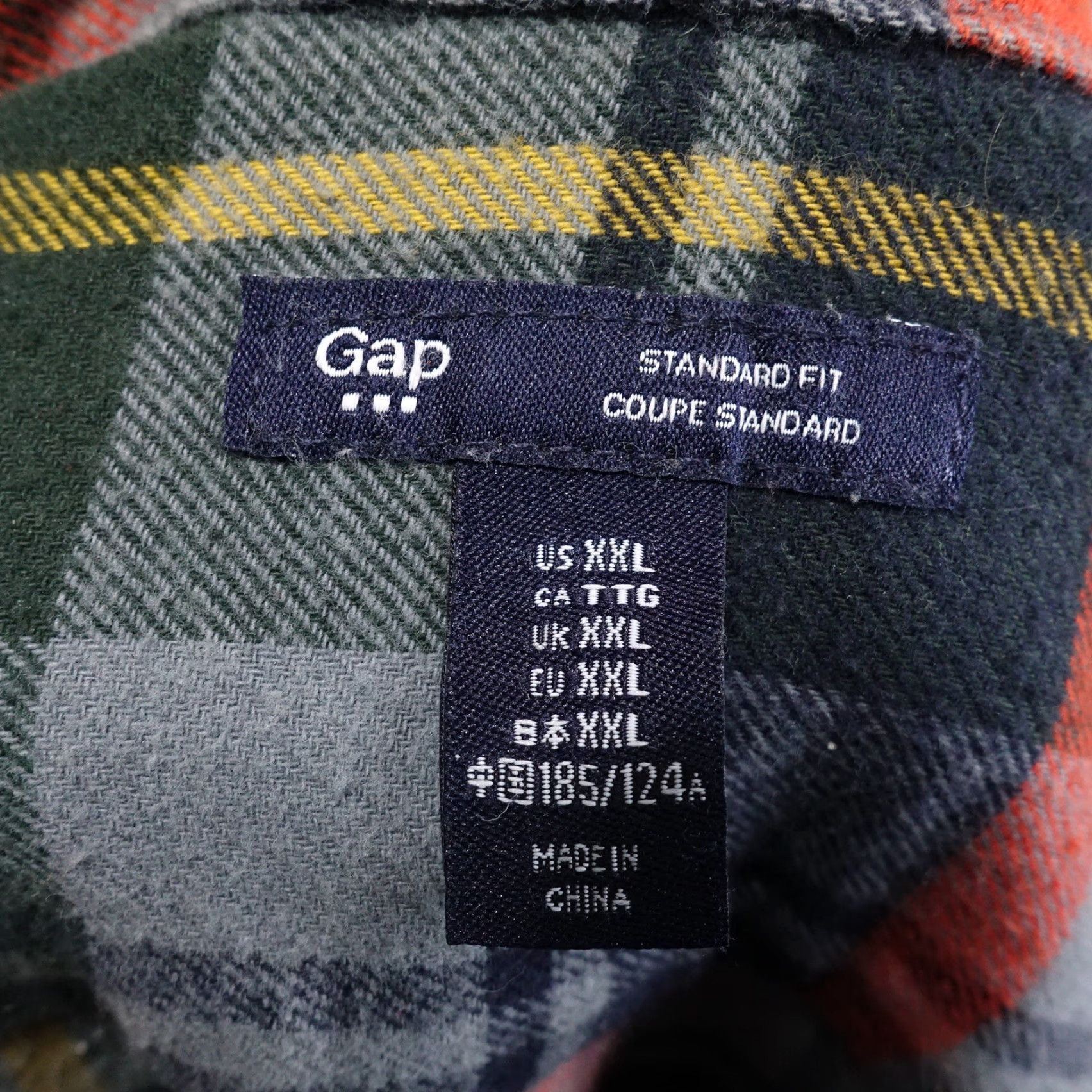 Gap VINTAGE Gap Men's Shirt Long Sleeve Flannel Plaid Button Up Casual Fall Winter Size XXL Size US XXL / EU 58 / 5 - 5 Thumbnail