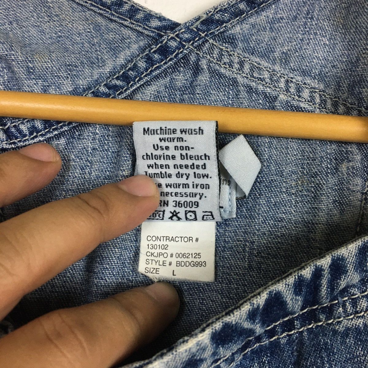 Calvin Klein Vintage Calvin Klein Workwear Carpenter Overall Baggy Size US 34 / EU 50 - 10 Thumbnail