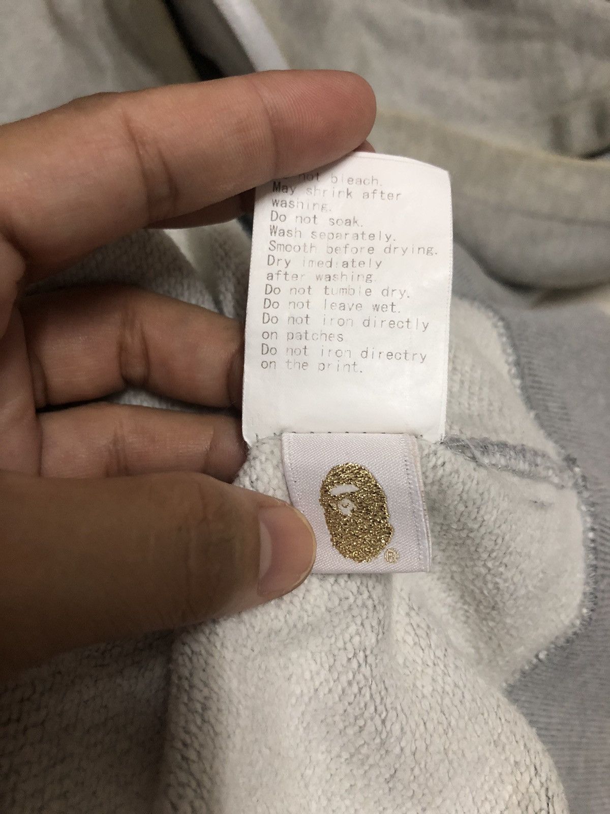 Bape × Vintage A bathing ape hoodie Size US L / EU 52-54 / 3 - 9 Thumbnail