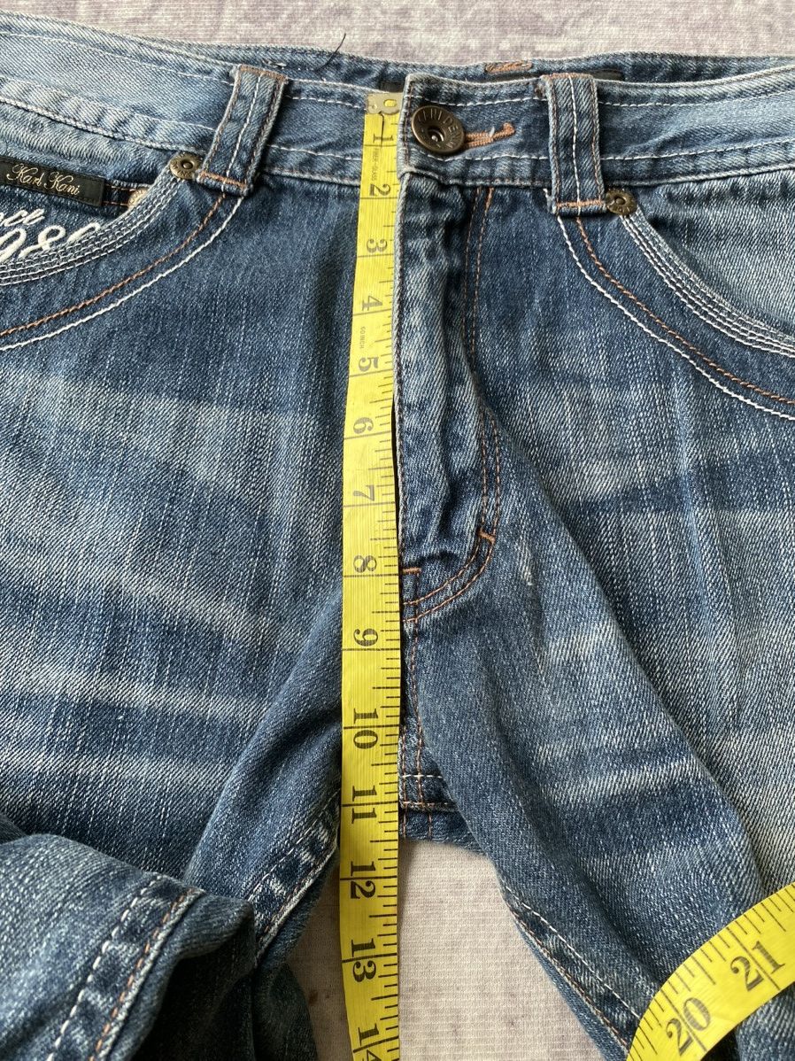 Karl Kani × Vintage Vintage Karl Kani King of Black Studded Baggy Jeans Size US 34 / EU 50 - 13 Thumbnail