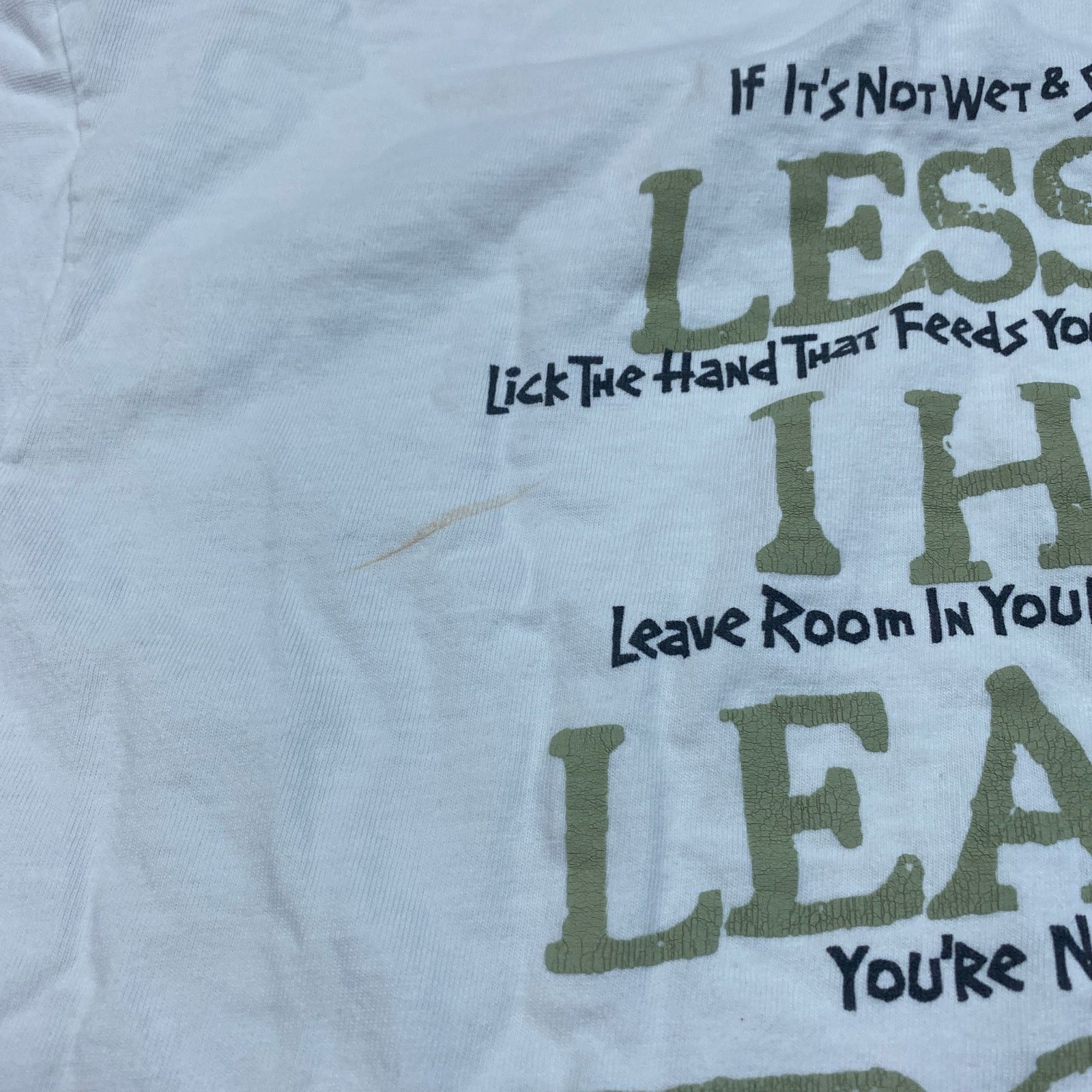 Big Dogs × Vintage Vintage Y2K Big Dogs Lesson I Learned T Shirt Men's Large Size US L / EU 52-54 / 3 - 10 Thumbnail