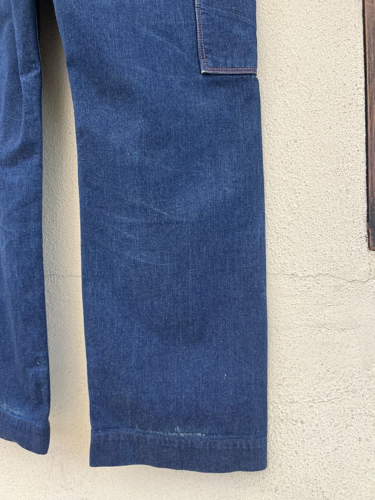Hiroshi Kato KATO Japan Faded Indigo Denim Work Pant Size US 34 / EU 50 - 19 Thumbnail