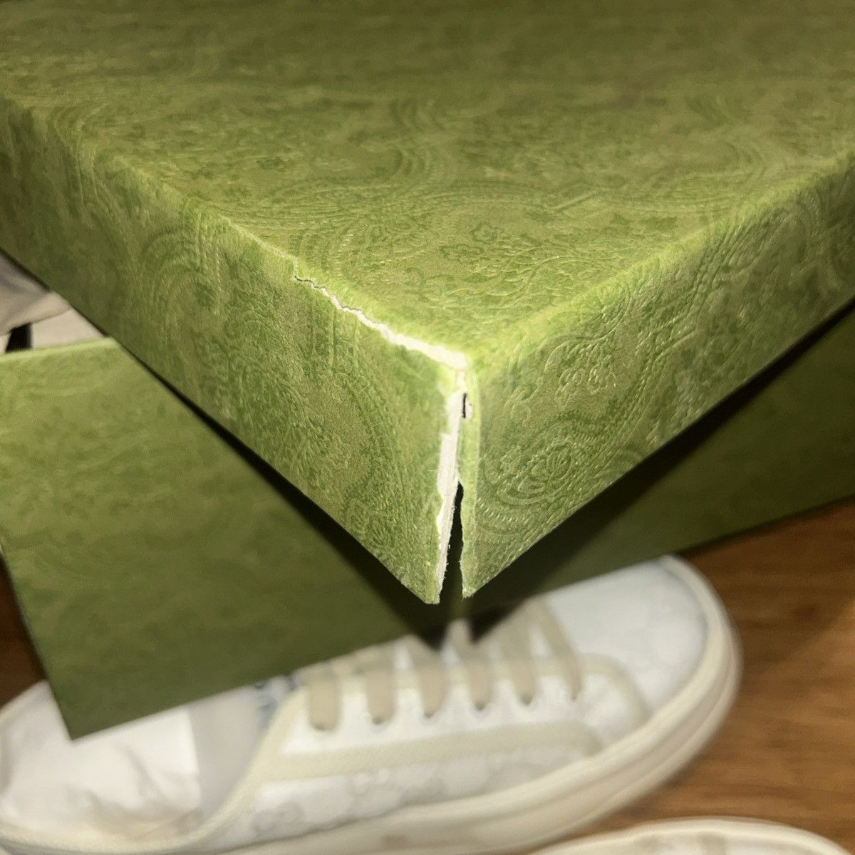 Gucci Gucci Tennis 1977 GG Logo Embroidery Sneaker Great White Size US 10.5 / IT 40.5 - 7 Thumbnail