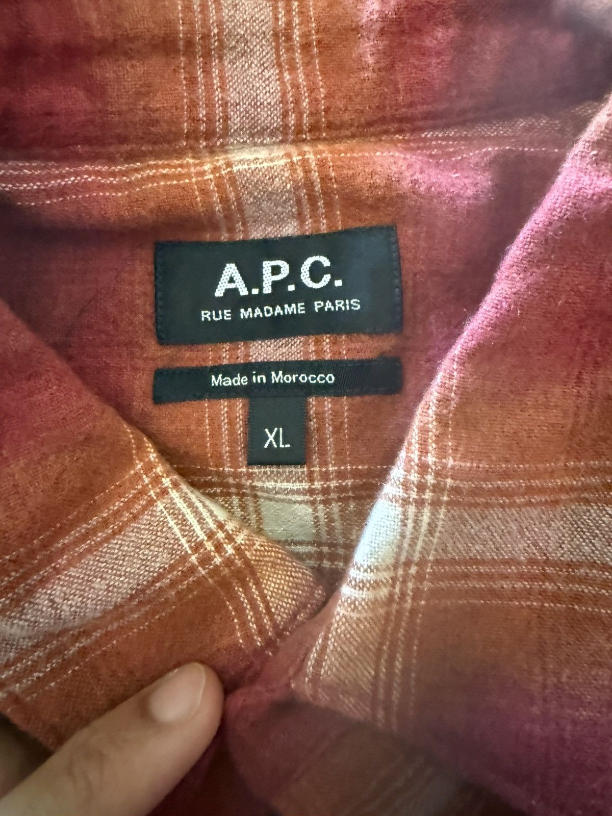 A.P.C. Apc flannel shirt Size US XL / EU 56 / 4 - 3 Thumbnail