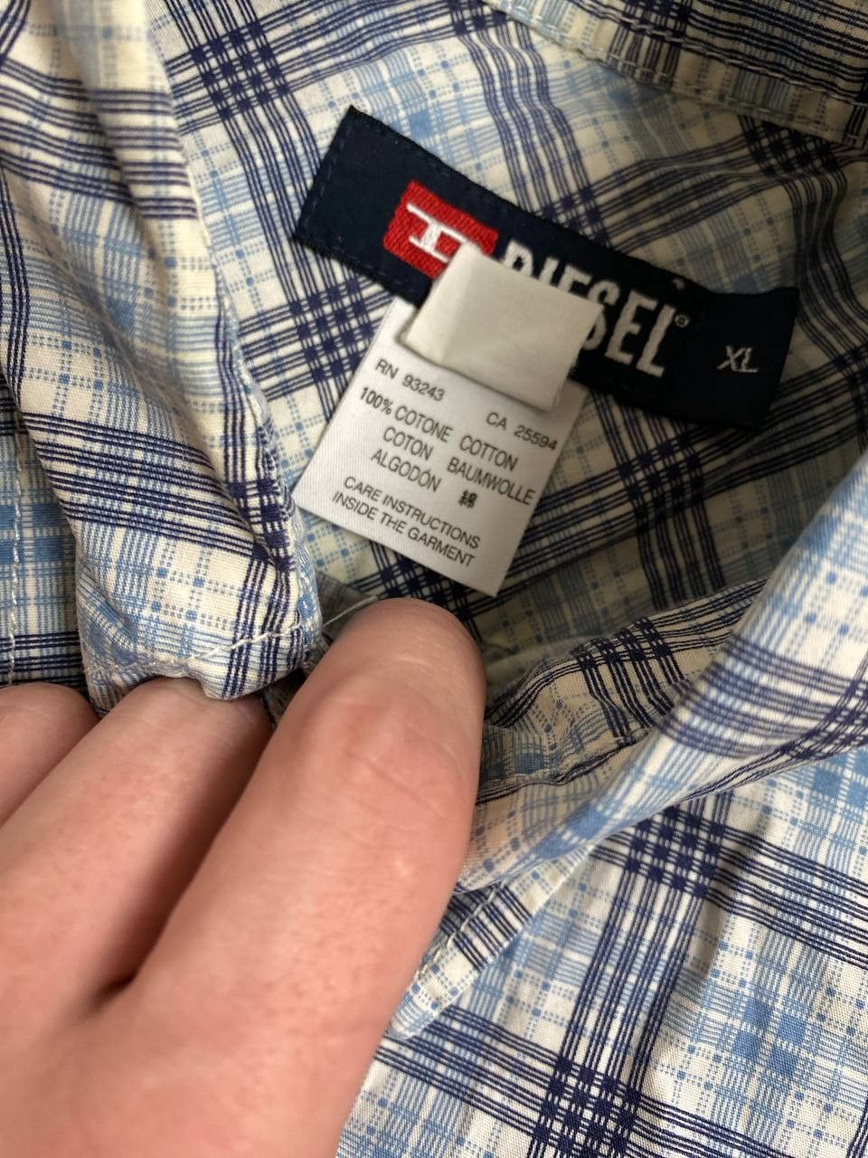 Diesel Vintage Y2K shirt Diesel print streetwear Size US XL / EU 56 / 4 - 3 Thumbnail