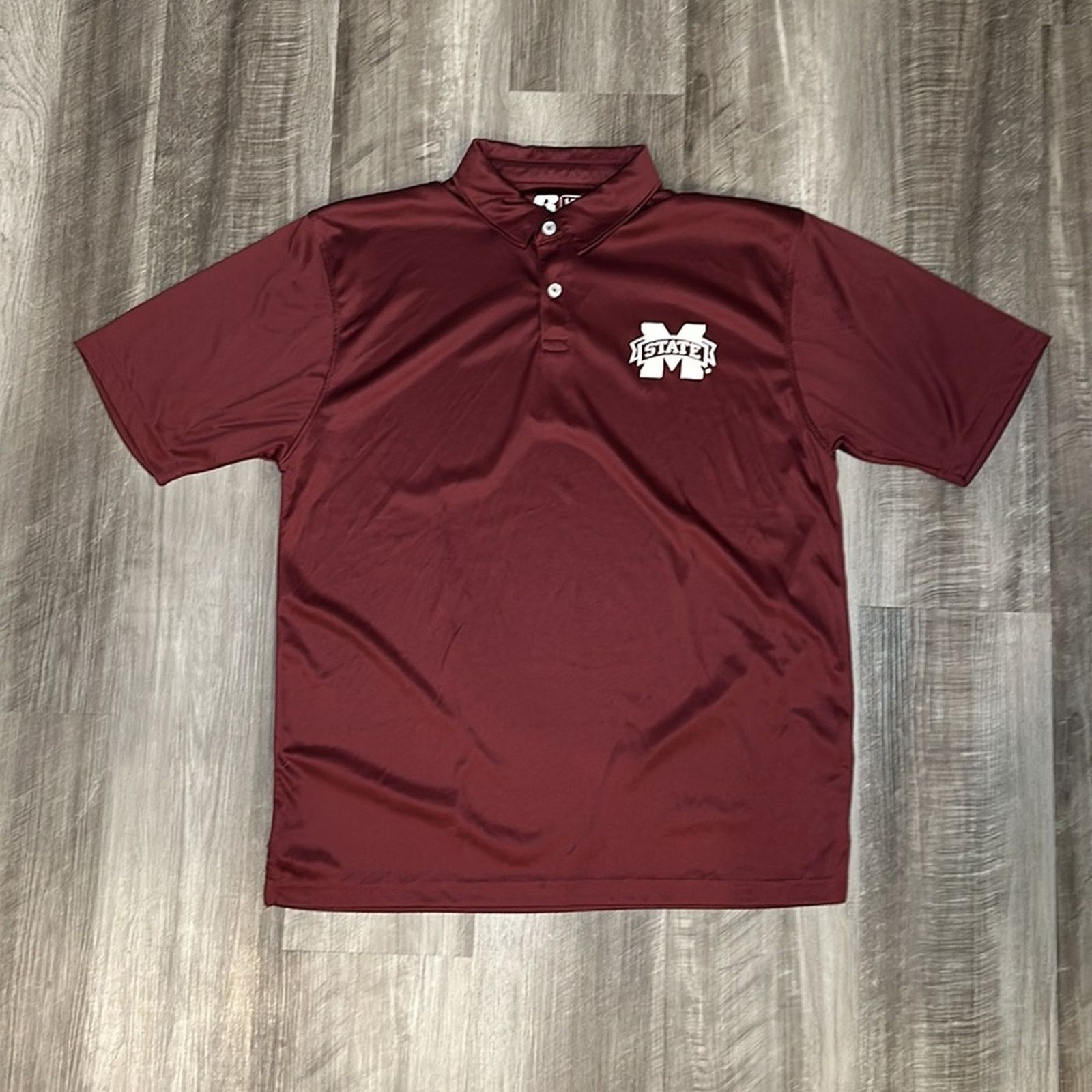 Russell Athletic Mississippi State Bulldogs Russell Athletic Polo - Large Size US L / EU 52-54 / 3 - 2 Thumbnail