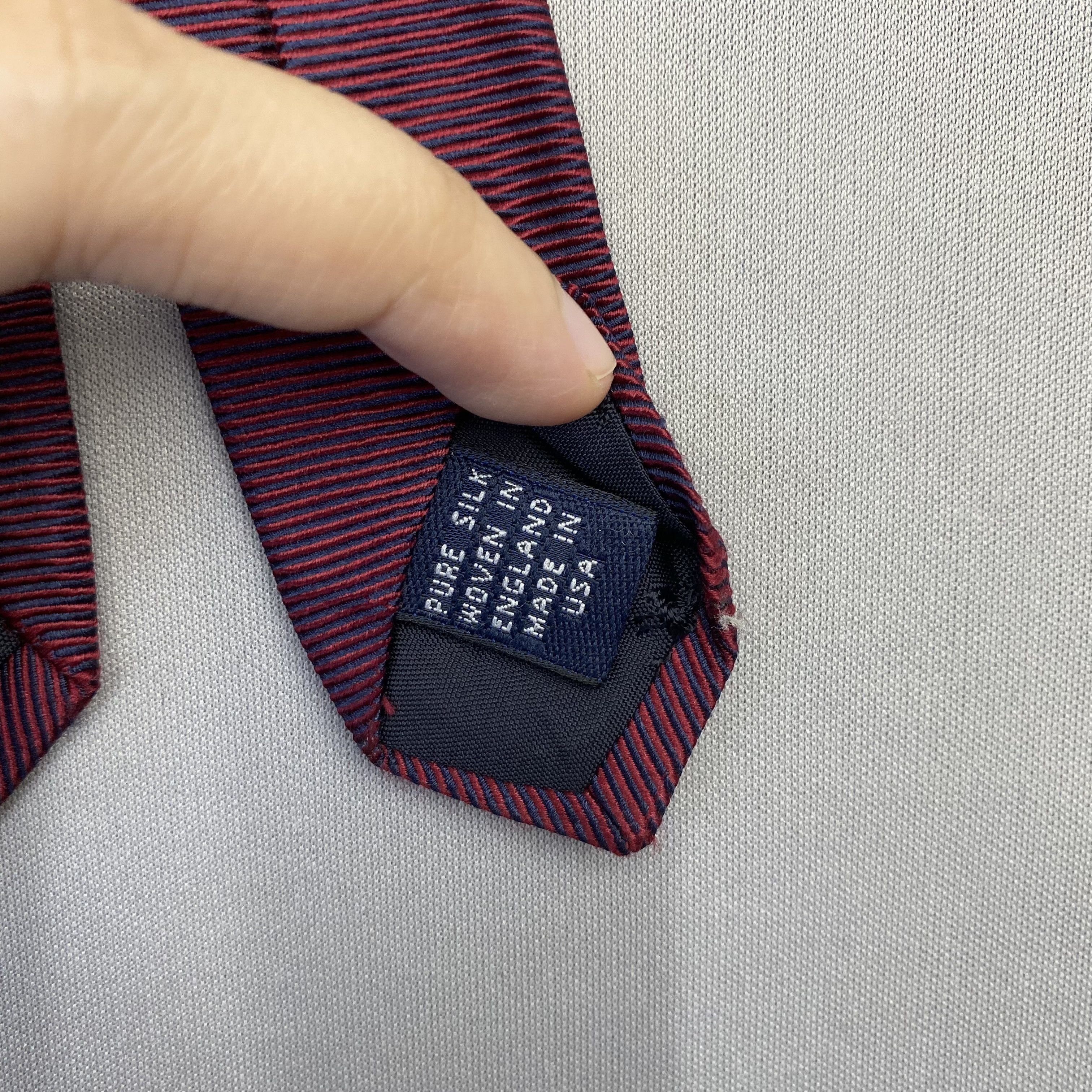 Brooks Brothers Vintage SILK Necktie Cravate Pure Silk Tie Size ONE SIZE - 3 Thumbnail