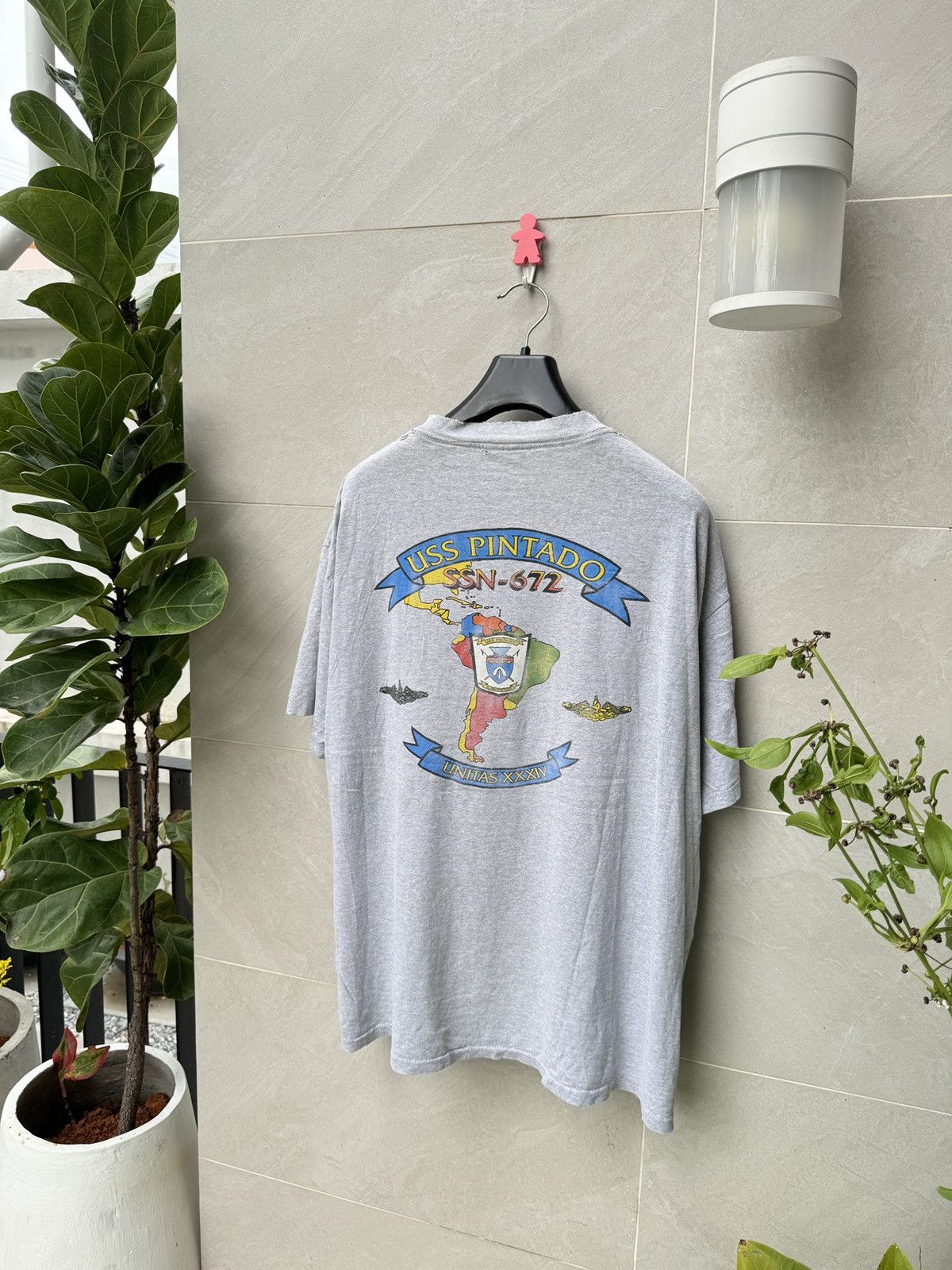 Vintage USS Pintado “SSN-672” Unitas 90s Size US XL / EU 56 / 4 - 2 Thumbnail