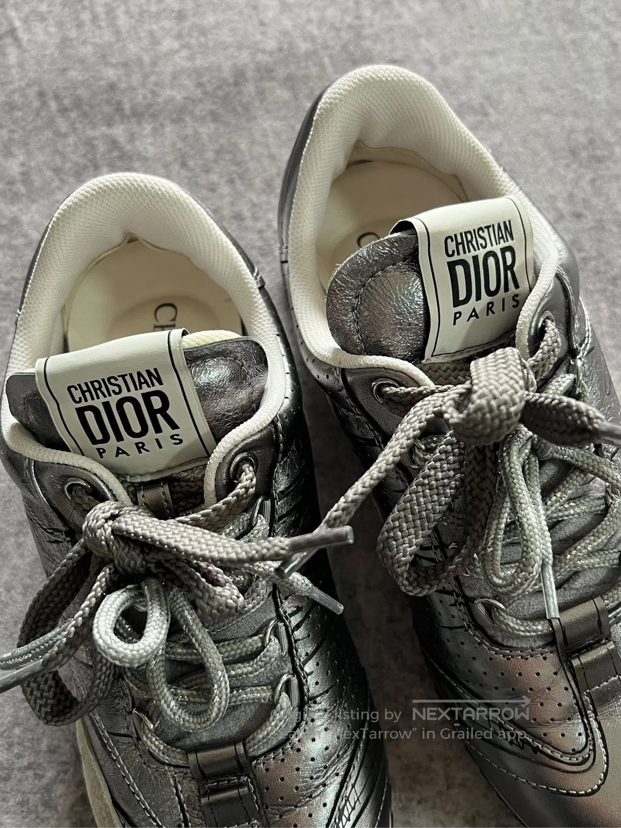 Dior Dior Silver German Army Trainers| Size US 6 / IT 36 - 3 Thumbnail