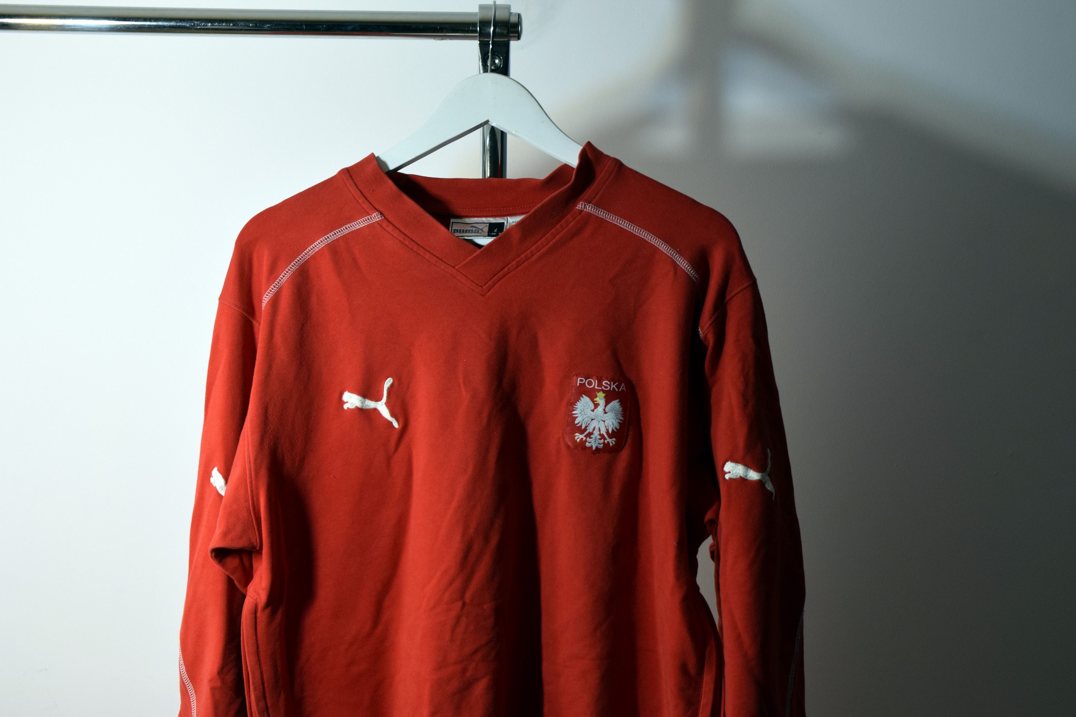 Puma × Vintage Vintage Y2K Poland Football Soccer Jersey Longsleeve Puma L Size US L / EU 52-54 / 3 - 2 Thumbnail