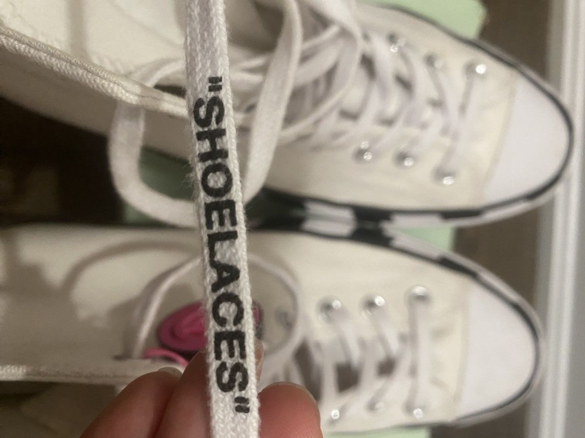 Converse × Off-White Off White Converse 2.0 Size US 10.5 / EU 43-44 - 7 Thumbnail