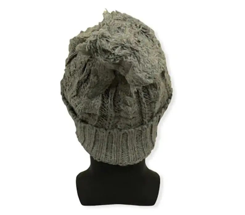 Harris Tweed × Japanese Brand Japanese Brand Harris Tweed Big Logo Beanie Hat Size ONE SIZE - 4 Thumbnail