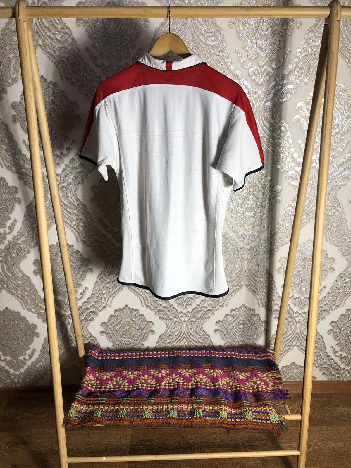 Umbro × Vintage VERY RARE UMBRO ENGLAND RETRO SOCCER JERSEY BLOKECORE 90s Size US M / EU 48-50 / 2 - 7 Thumbnail