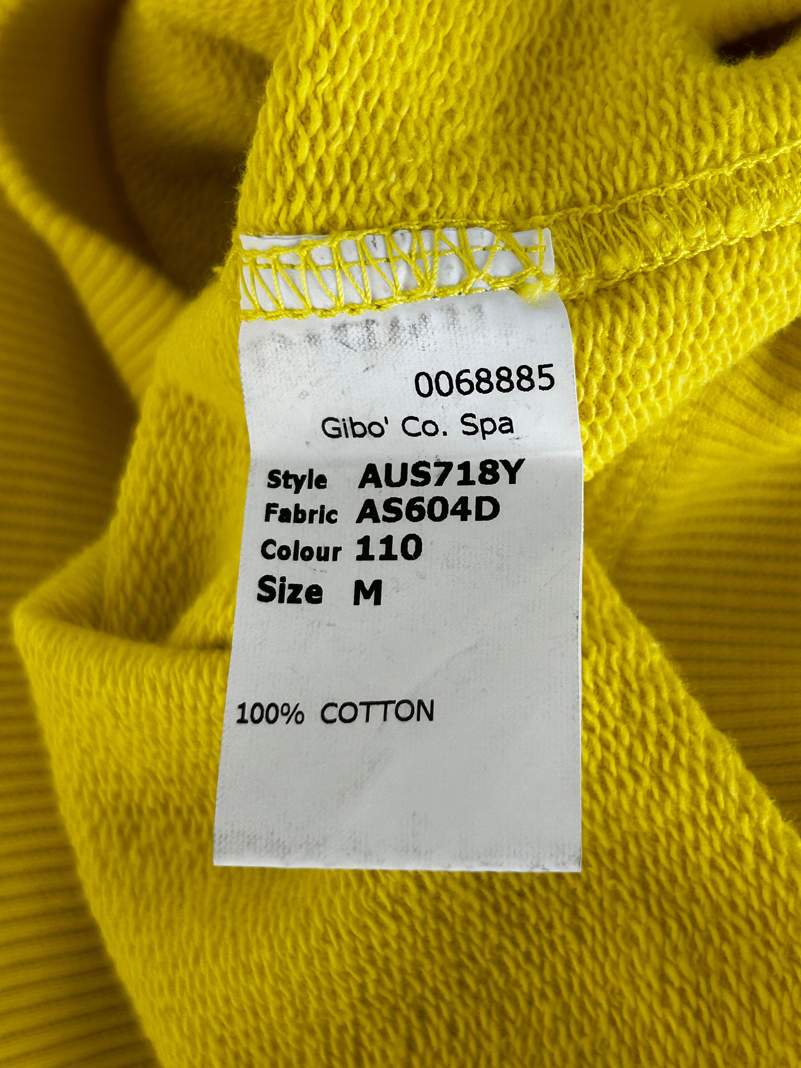 John Galliano John Galliano Yellow Oversized Hooded Jersey Top With Metal Size US L / EU 52-54 / 3 - 5 Thumbnail