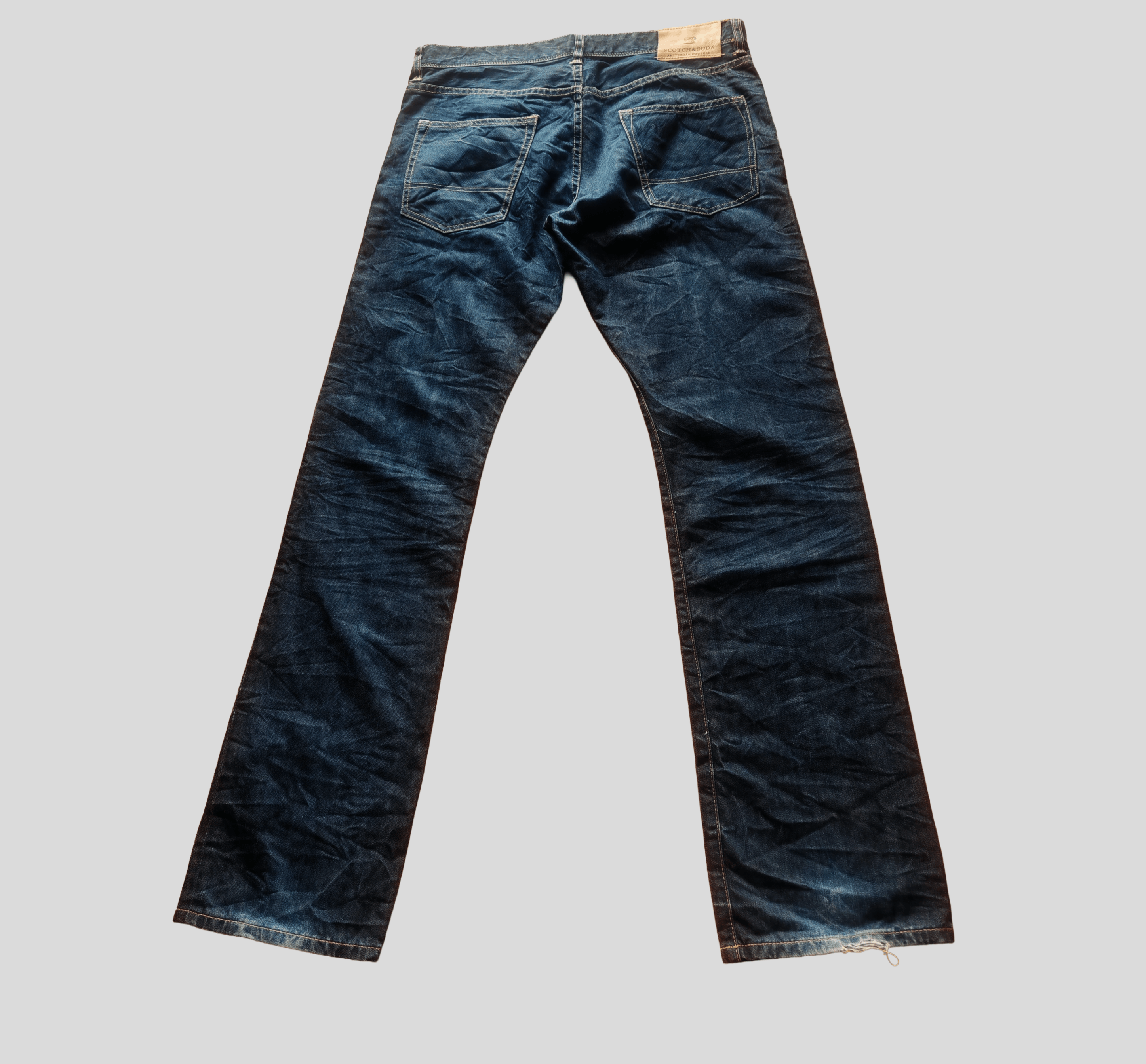 Scotch & Soda Scotch & Soda Snatch Blue Straight Jeans sz 34/34 Size US 34 / EU 50 - 3 Thumbnail
