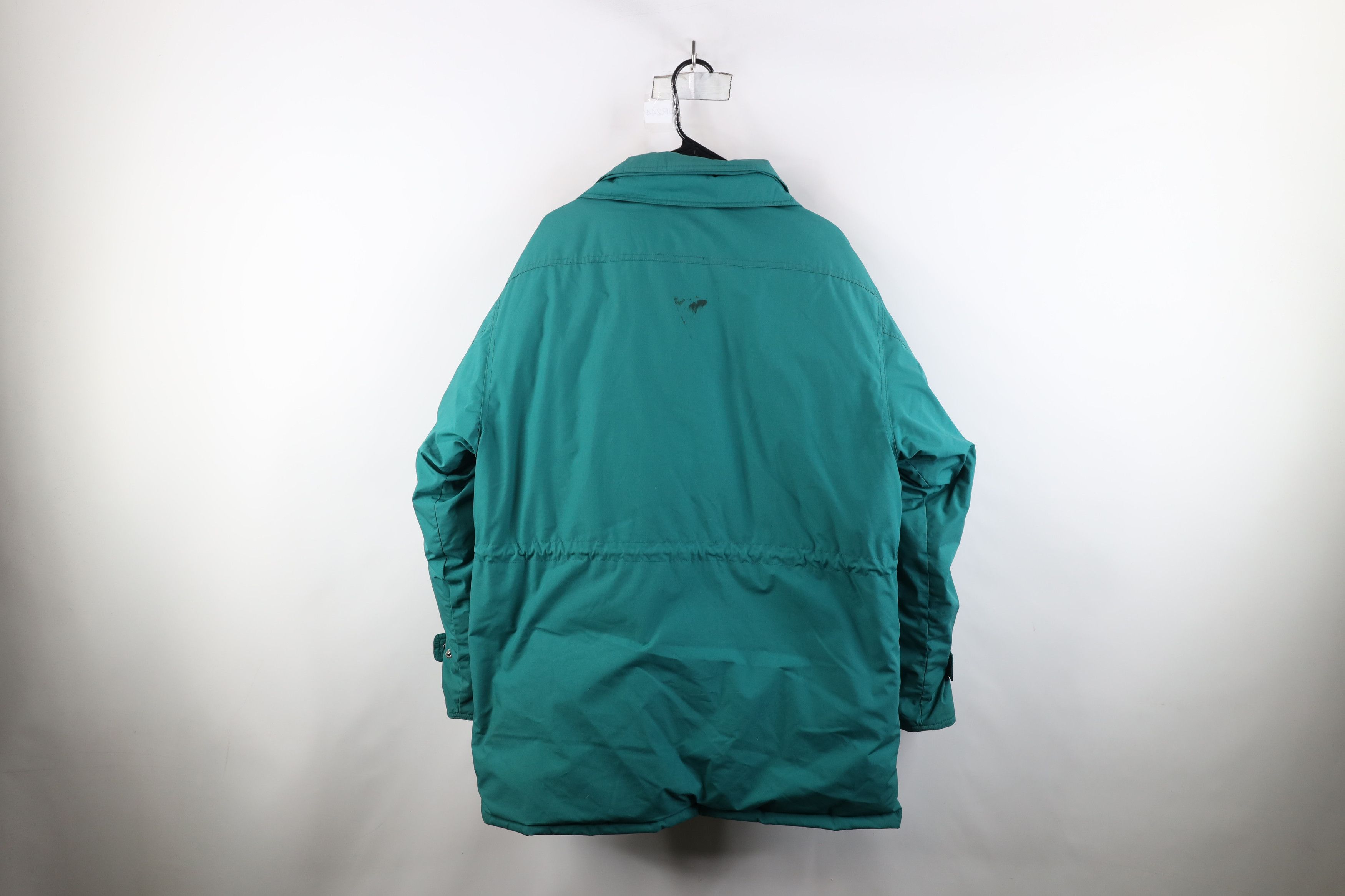 Vintage Vintage 90s Streetwear Down Insulated Puffer Jacket Green Size US XL / EU 56 / 4 - 12 Thumbnail