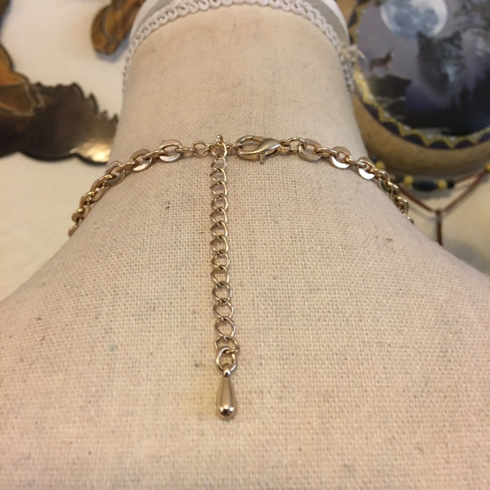 Vintage Vintage faceted stone chain tassel long necklace Size ONE SIZE - 4 Thumbnail