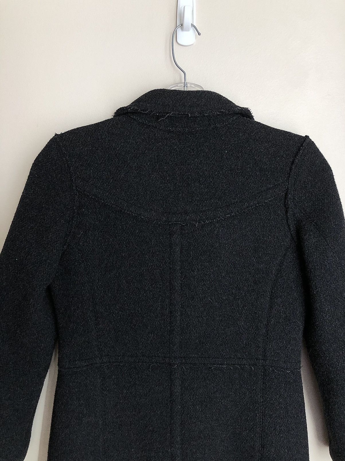 CABANE de ZUCCa × Issey Miyake × Zucca Zucca Vintage Distressed Raw Hem Coat Size S / US 4 / IT 40 - 18 Thumbnail