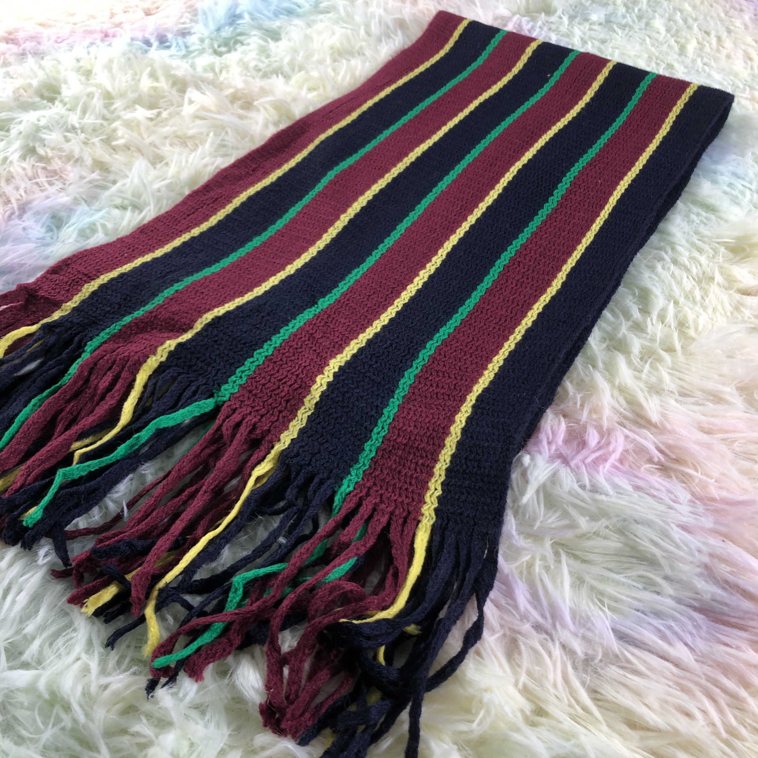 Katharine Hamnett London × Vintage Hamnett Scarf / Muffler / Neckwear - KM396 Size ONE SIZE - 3 Thumbnail