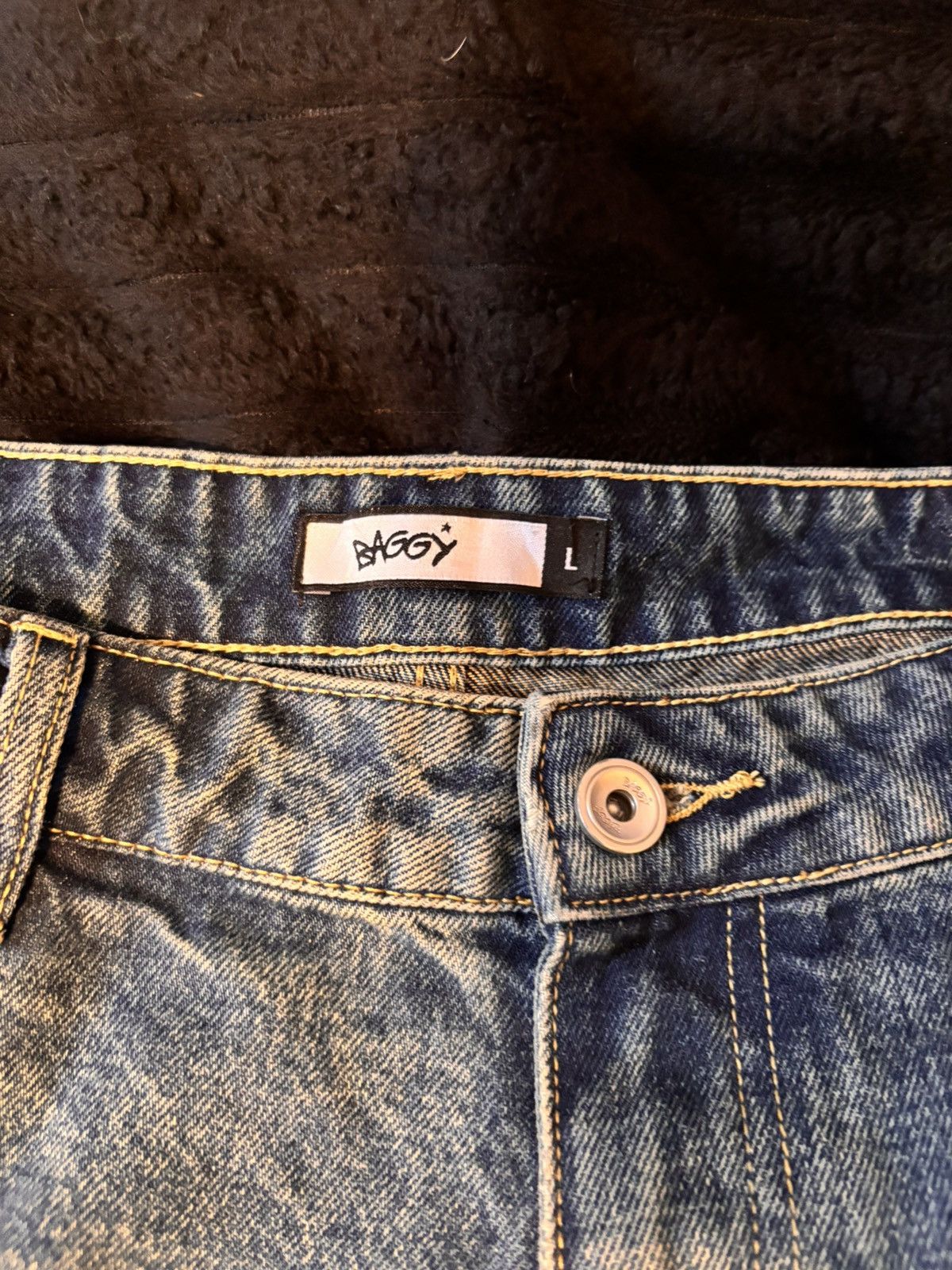 Vintage Baggy La Denim Size US 36 / EU 52 - 2 Thumbnail