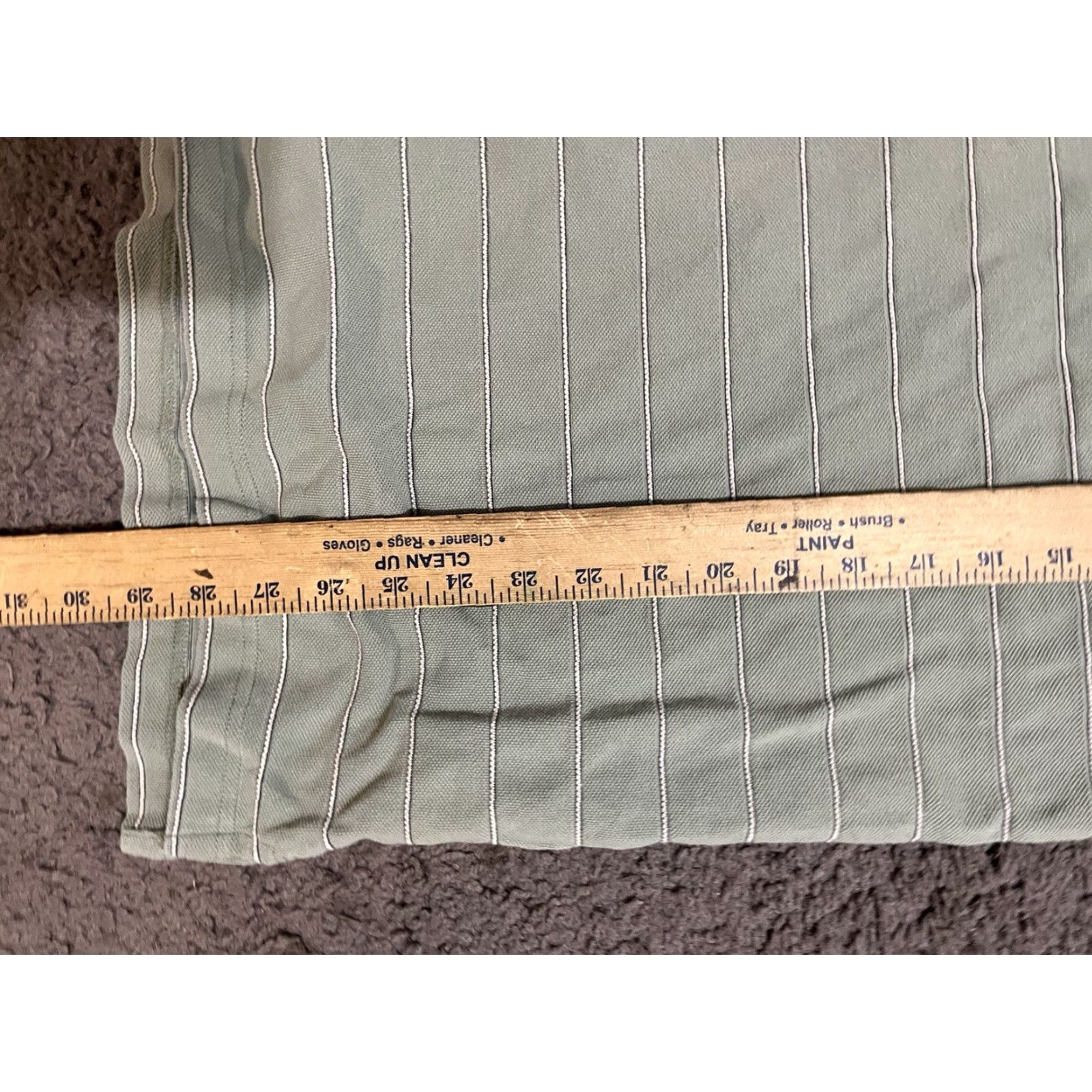 Izod IZOD Polo Shirt XL Olive Green Striped Cotton Polyester Blended Fabric Men Solid/Striped Classic Fit Short Sleeve Button-Down Collar Casual Smart Size US XL / EU 56 / 4 - 6 Thumbnail