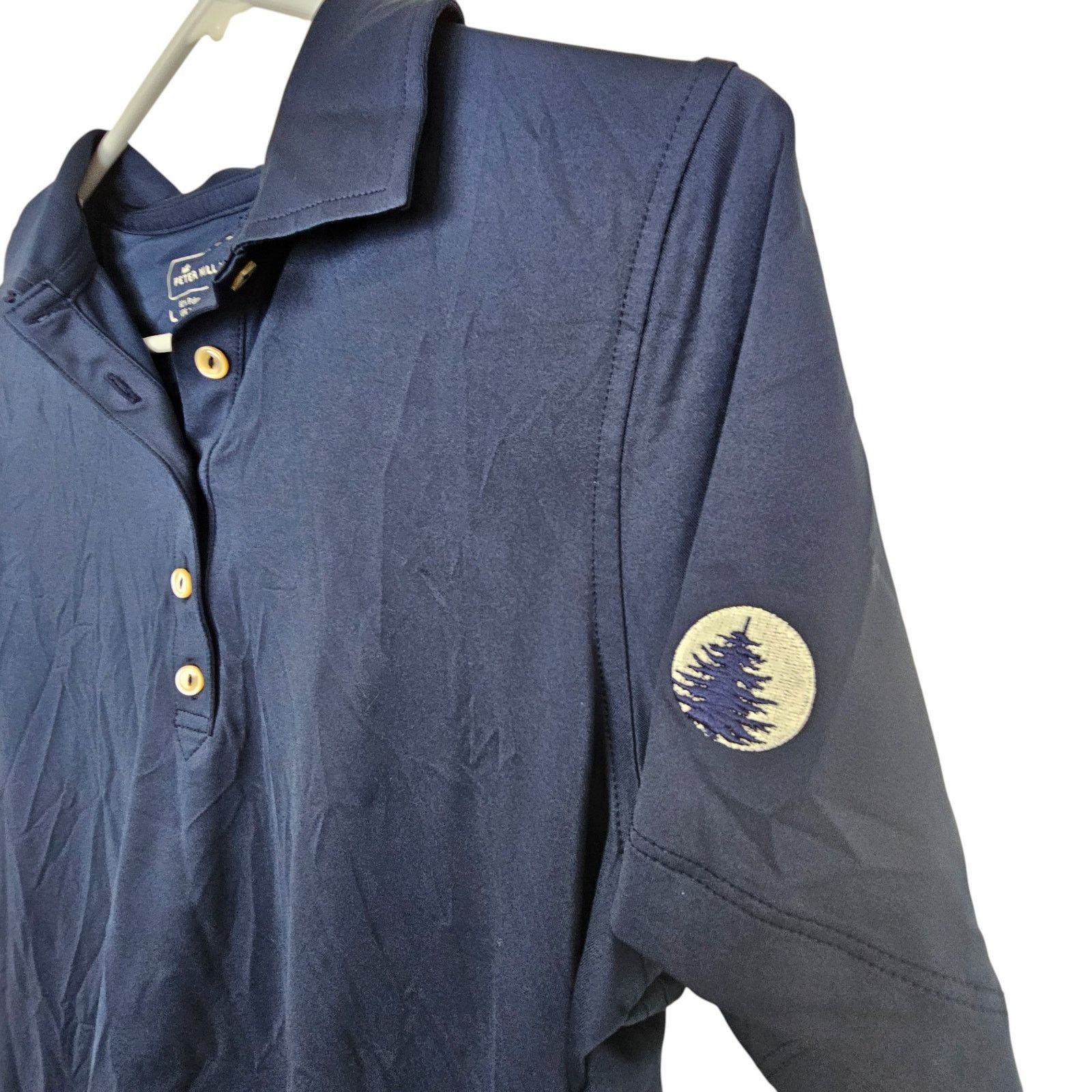 Peter Millar Peter Millar Womens Golf Polo Shirt Sz L Stretch Activewear Size L / US 10 / IT 46 - 4 Thumbnail
