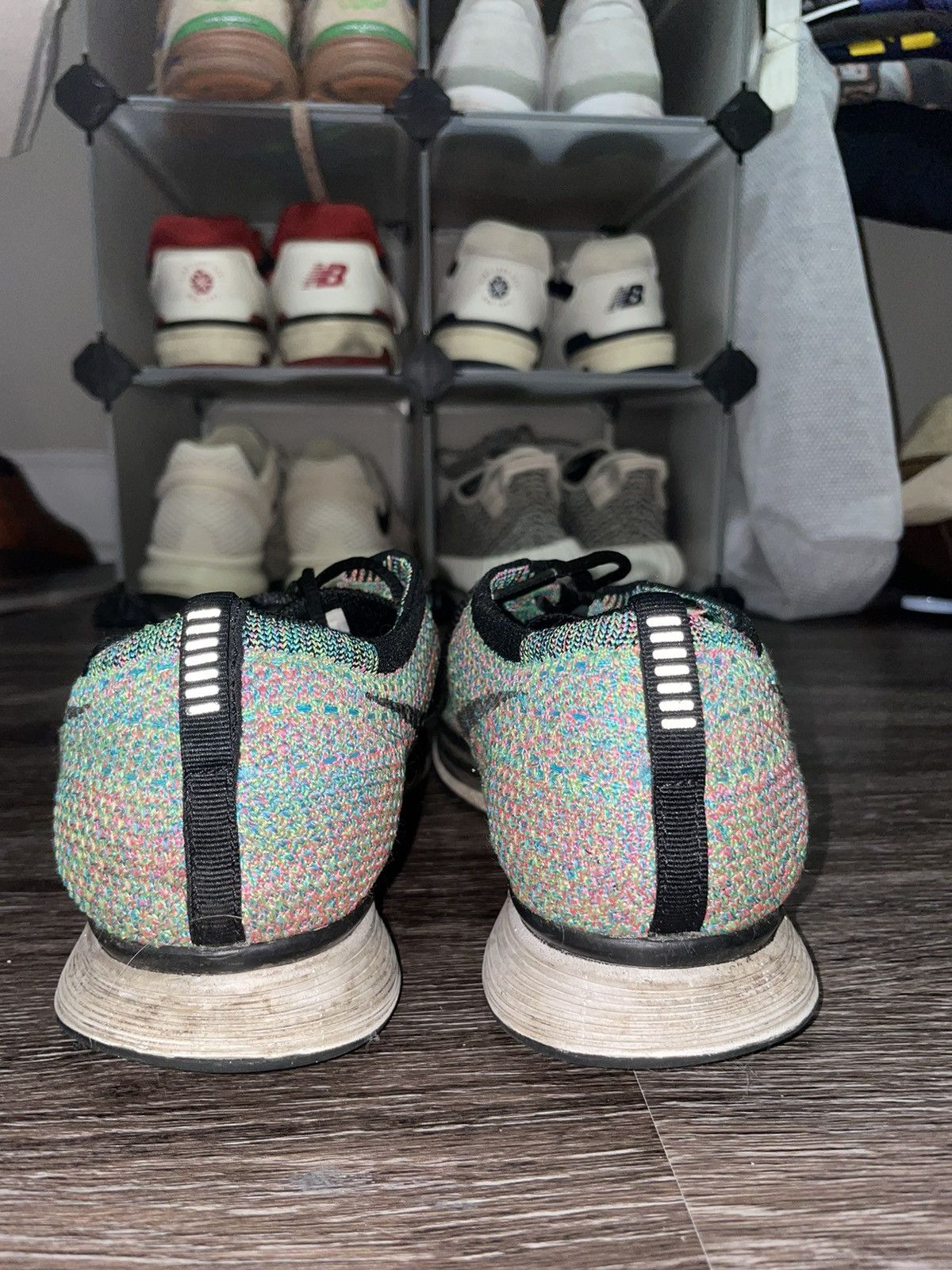 Nike Nike Flyknit Racer “Multicolor” Size US 11 / EU 44 - 3 Thumbnail
