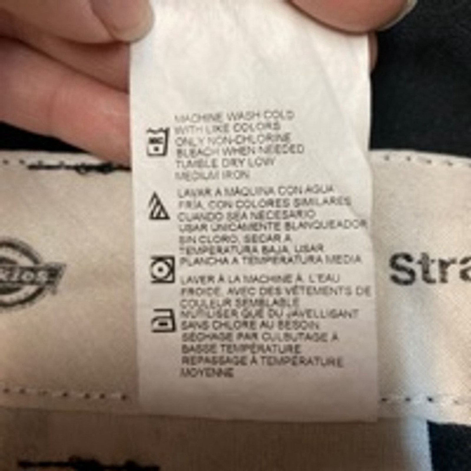 Dickies Dickies Slim Straight Work Pants Black Men’s 32x32 Size US 30 / EU 46 - 5 Thumbnail