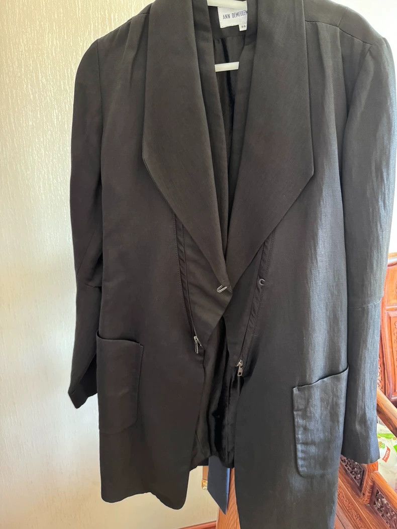 Ann Demeulemeester Ann Demeulemeester Dark Jacket Size US XS / EU 42 / 0 - 1 Thumbnail