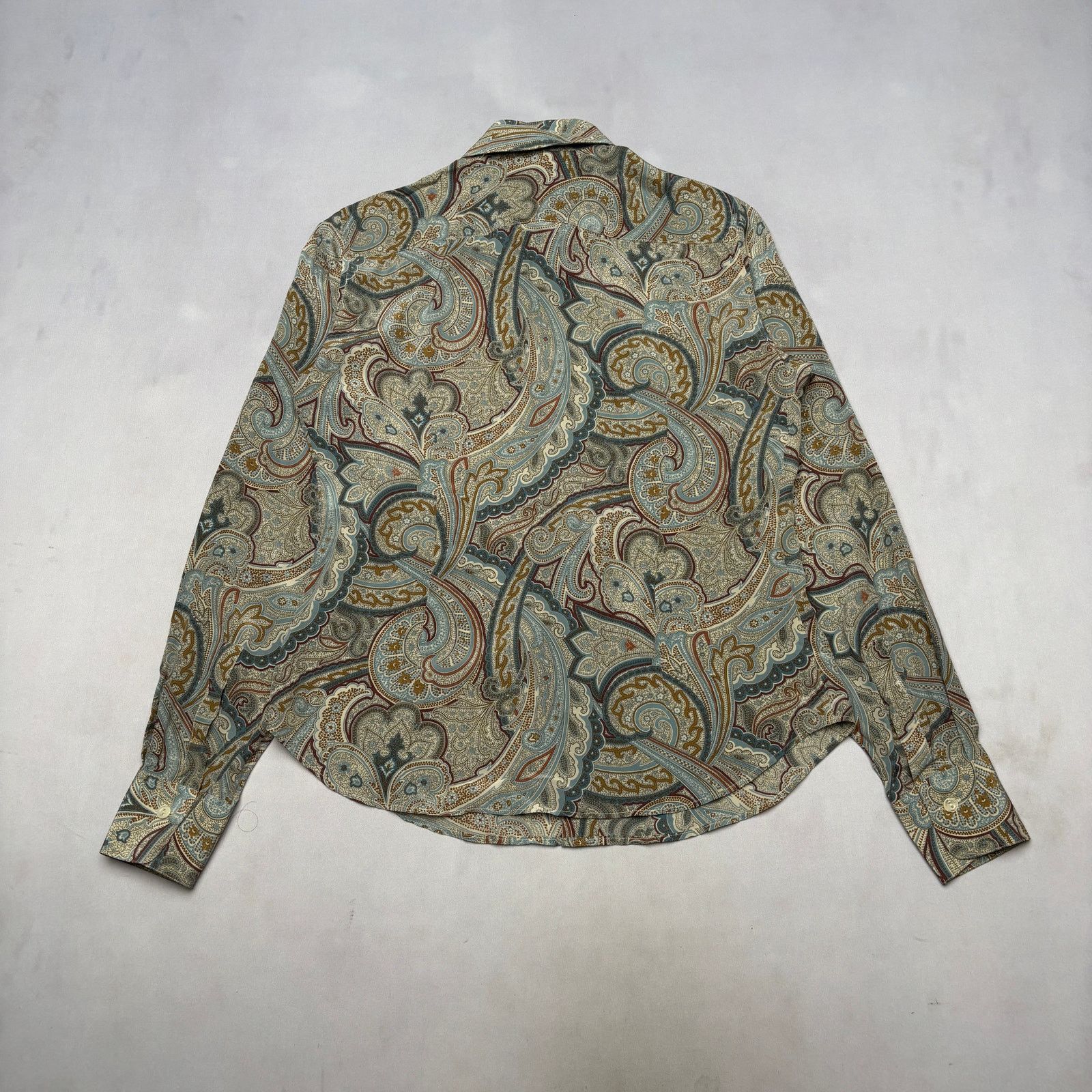 Loro Piana Loro Piana Silk Paisley Button Up Blouse Women's 42 US 6 Size M / US 6-8 / IT 42-44 - 3 Thumbnail