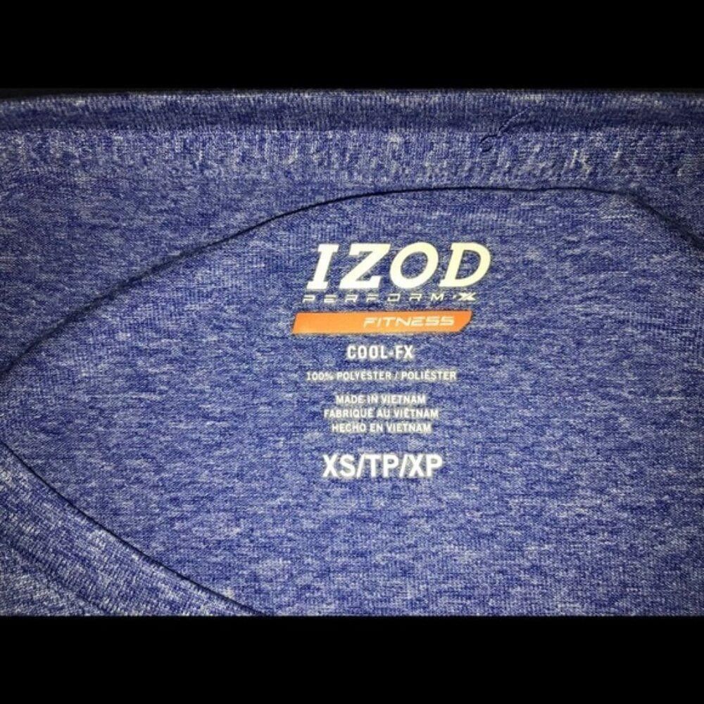 Izod Izod blue sports t-shirt Size XS / US 0-2 / IT 36-38 - 2 Thumbnail