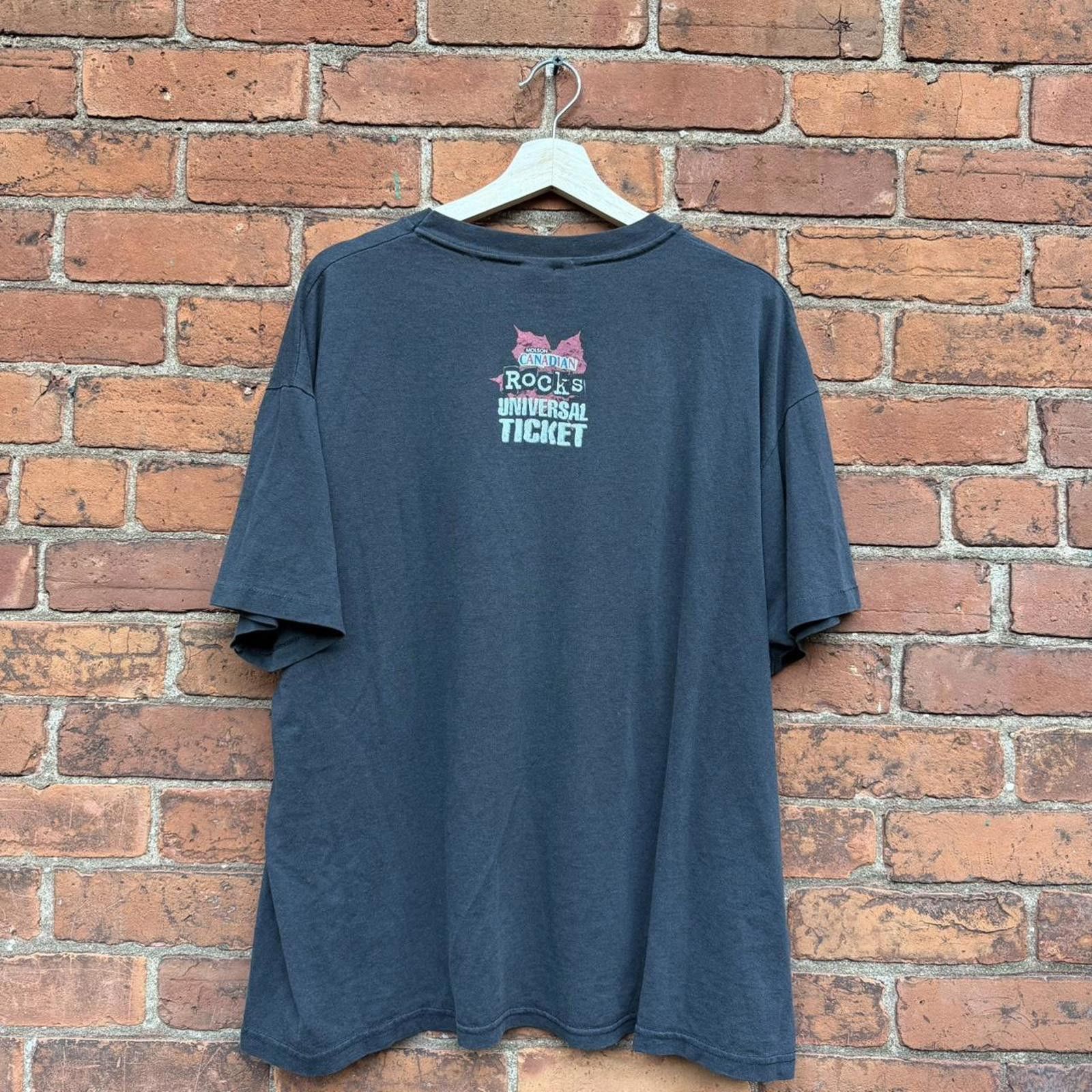 Hanes vintage get into it molson Canadian universal ticket t shirt Size US XL / EU 56 / 4 - 4 Thumbnail