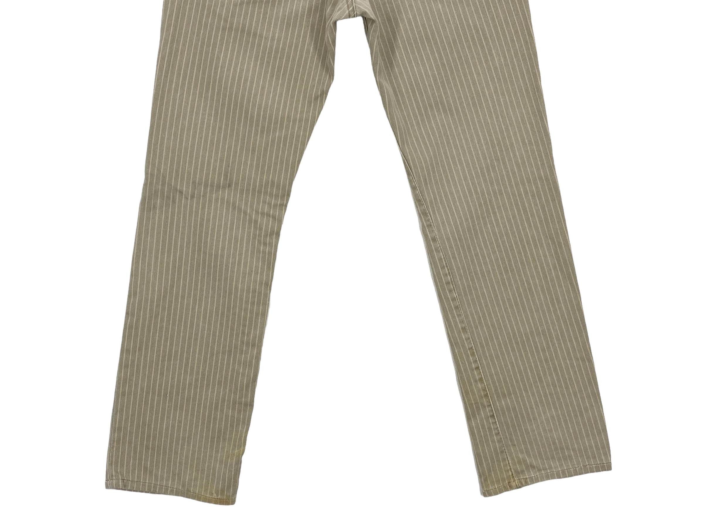 Vintage Carters Hickory Stripe Jeans - Vintage Workwear Denim Pants Size US 28 / EU 44 - 6 Thumbnail