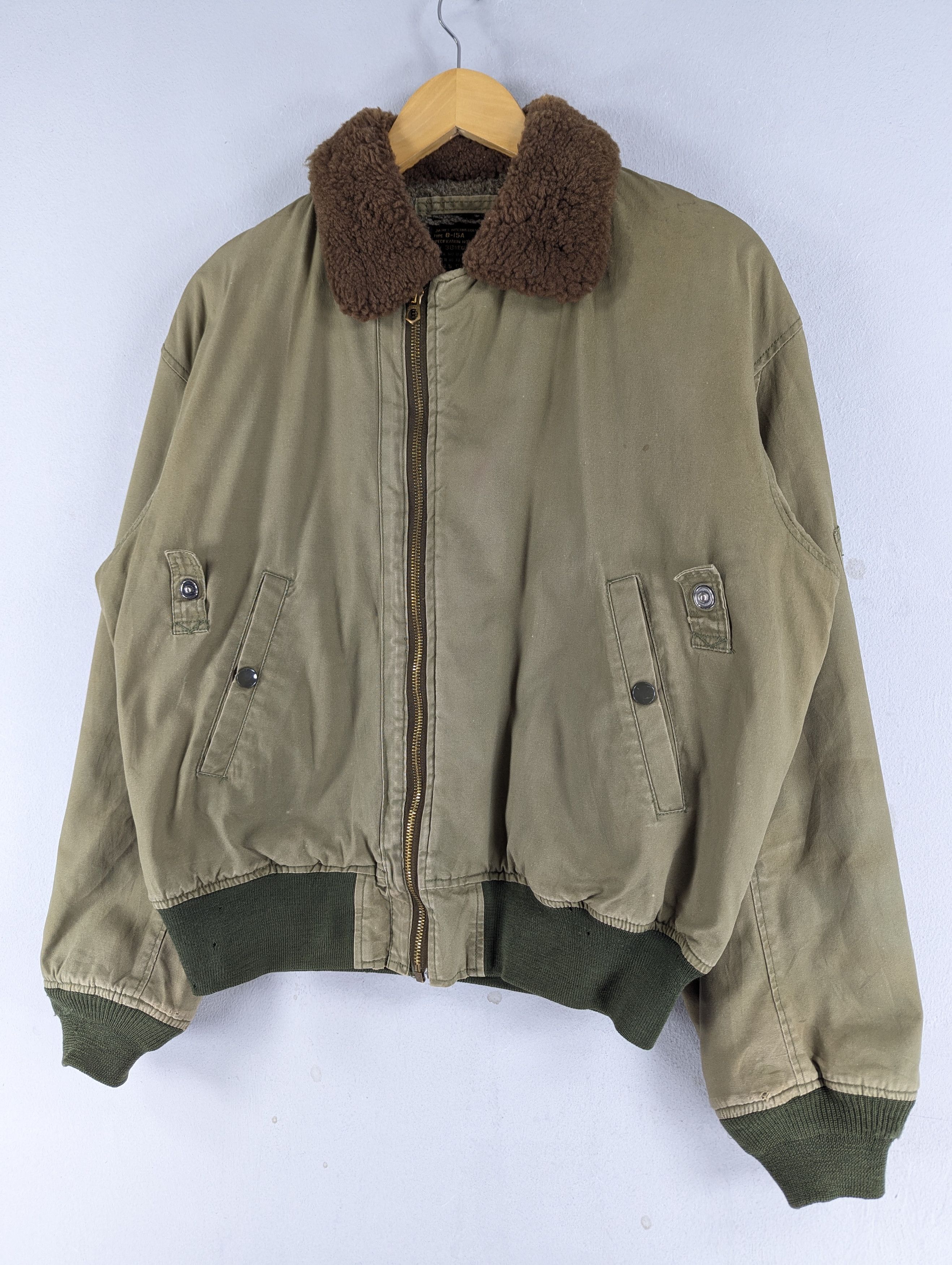 Vintage Vintage B-15A Houston Military Bomber Flight Jacket Size US M / EU 48-50 / 2 - 2 Thumbnail
