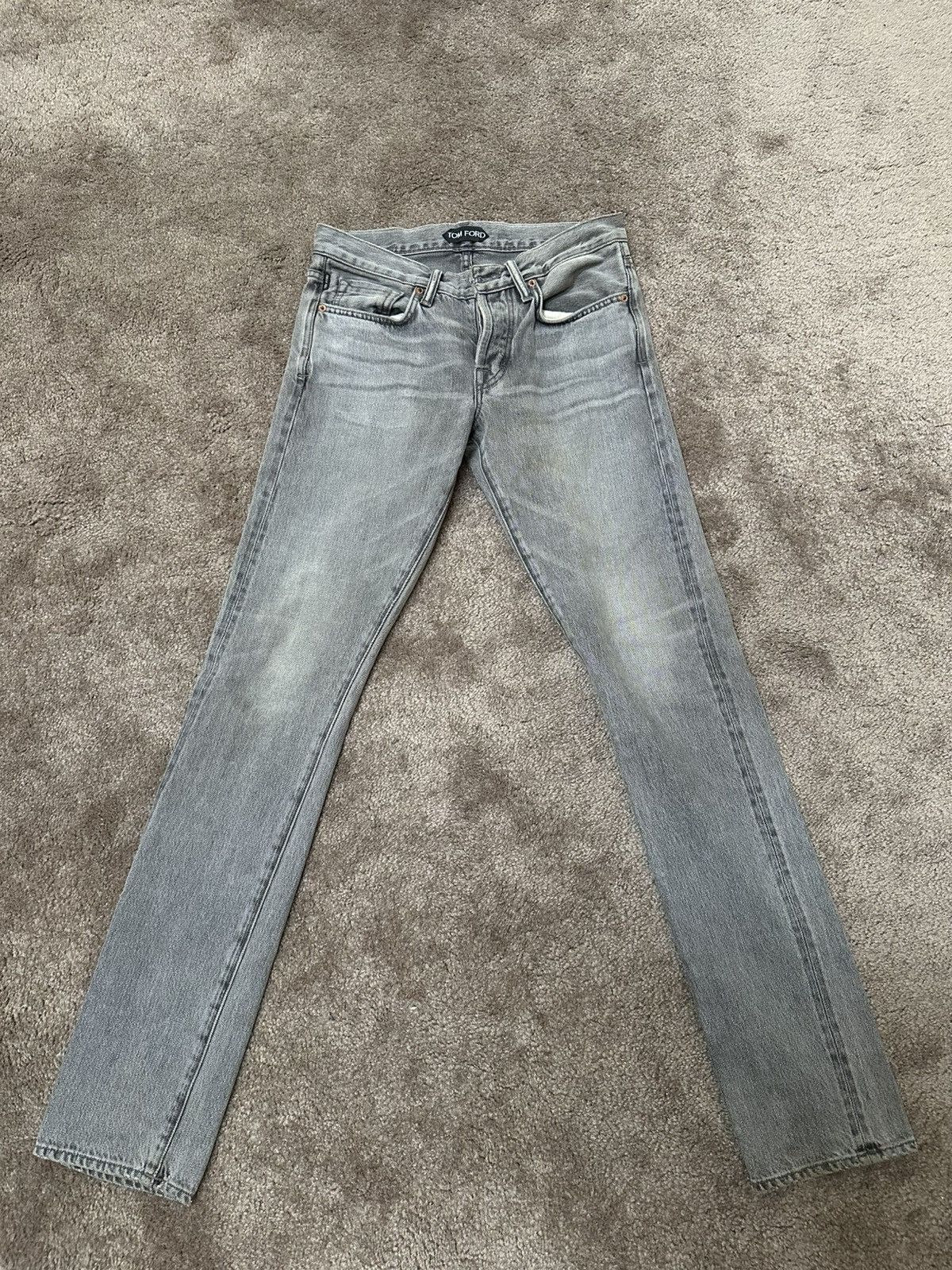 Tom Ford Tom ford grey selvidge denim size 29 Size US 29 - 2 Thumbnail