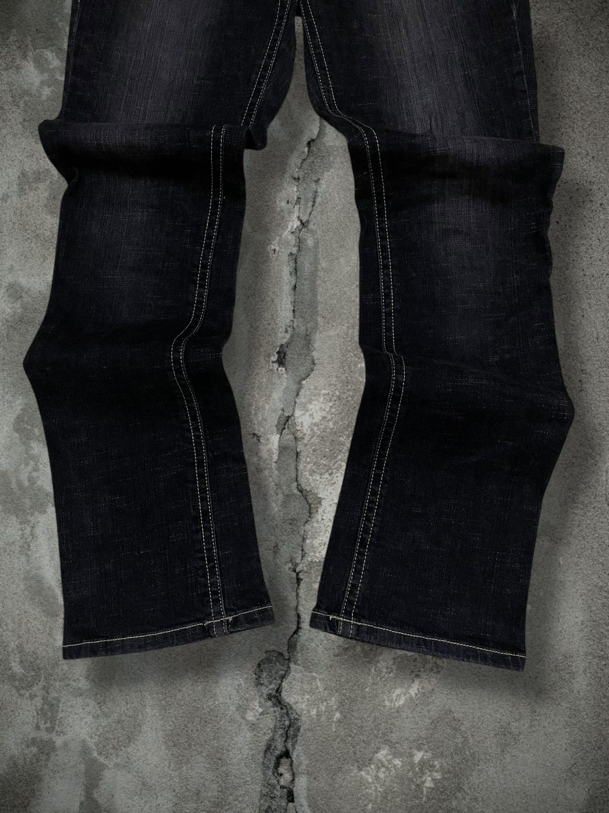 Japanese Brand Vintage 1990s Japan Designer Carouge Small Flared Denim Size US 32 / EU 48 - 5 Thumbnail