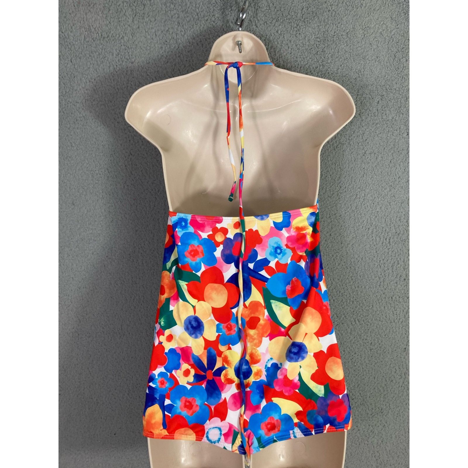 Other Women's Floral Print One-Piece Swimsuit Size Large Stretch Size ONE SIZE - 11 Thumbnail