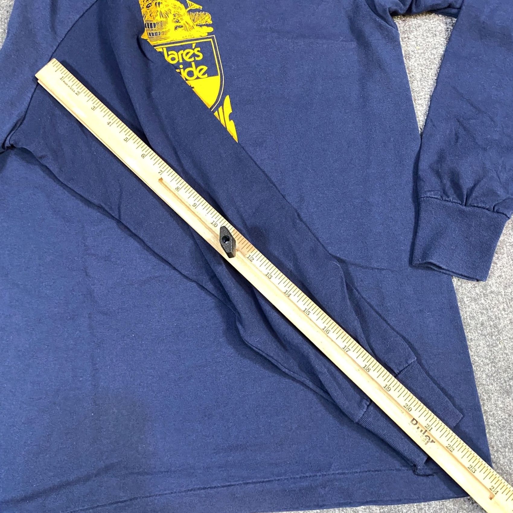Vintage St. Clare Festival T-shirt L Blue Long Sleeve USA Made 5K 10K Runs Unisex Adults Crew Neck Cotton Blend Shirt Men Women Size US S / EU 44-46 / 1 - 6 Thumbnail