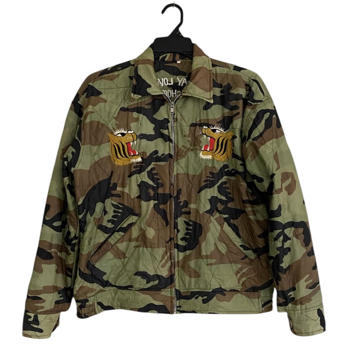 Vintage RARE BIENHOA VIETNAM WAR 66-67 Embordire Camo Jacket Size US XL / EU 56 / 4 - 2 Thumbnail