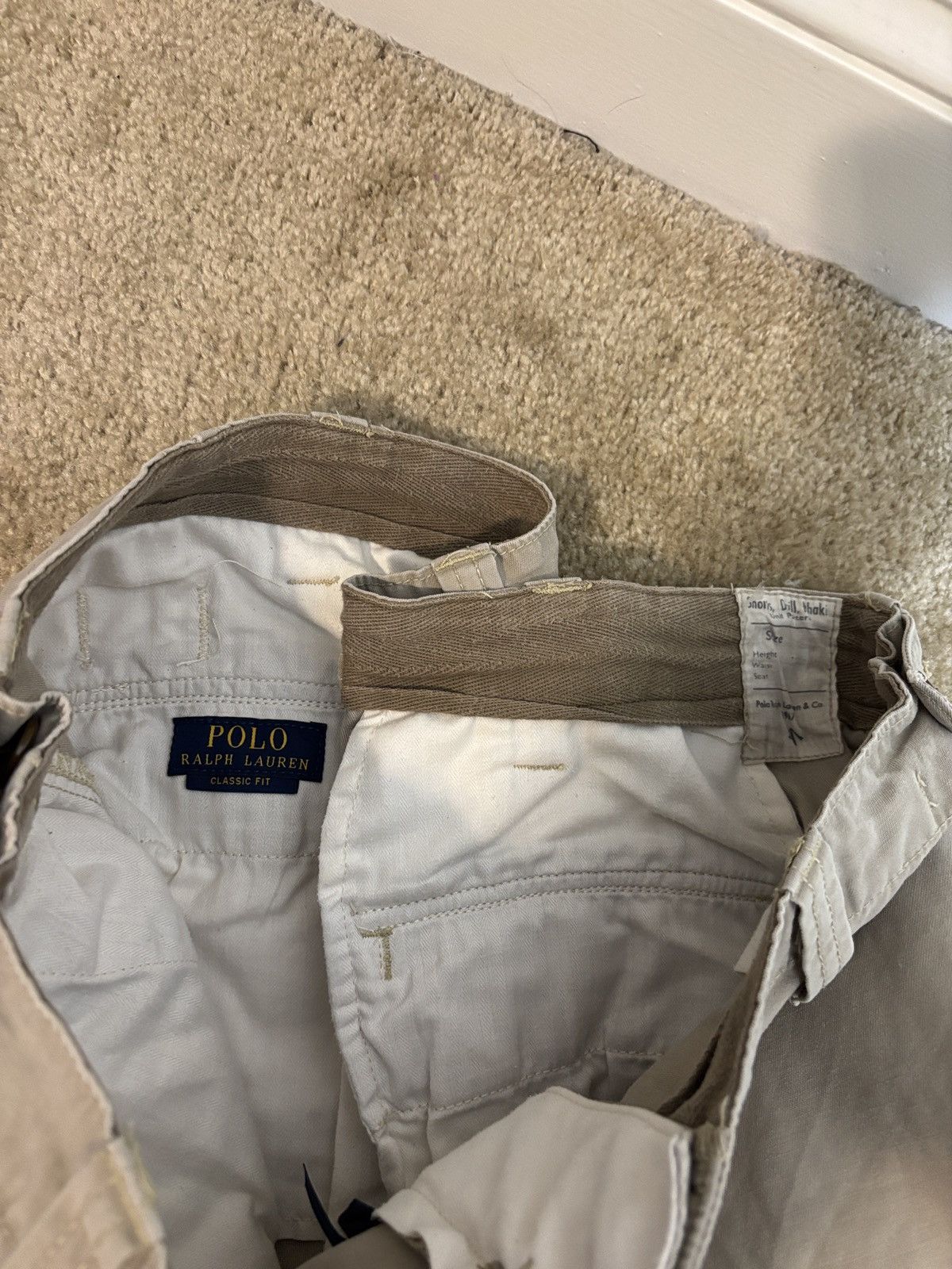 Polo Ralph Lauren Polo Ralph Lauren Military Drill Khaki Shorts Size 40 Size US 40 / EU 56 - 6 Thumbnail