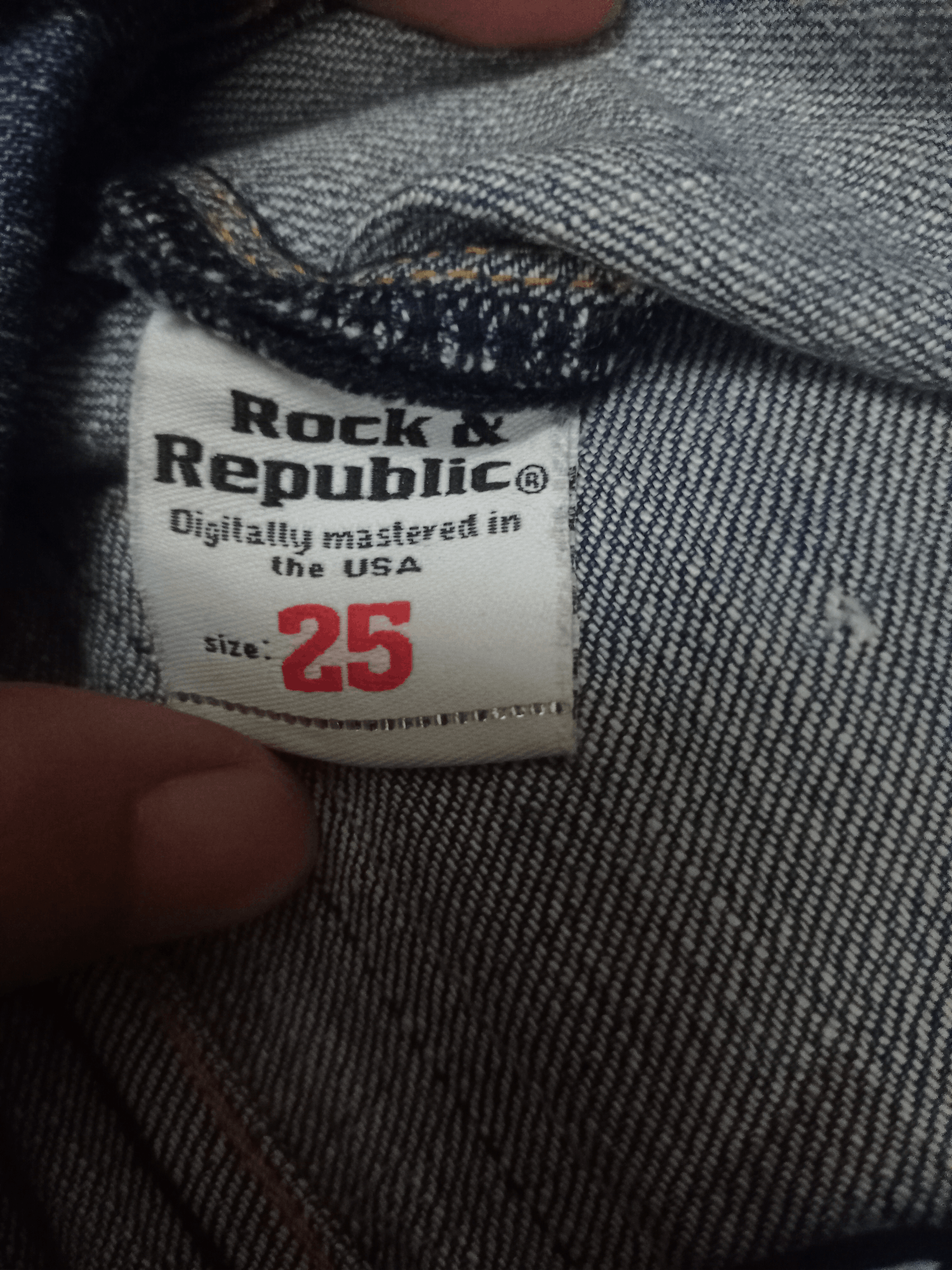 Rock & Republic Vintage Rock & Republic Blue Wash Flare Jeans Size 29" - 13 Thumbnail