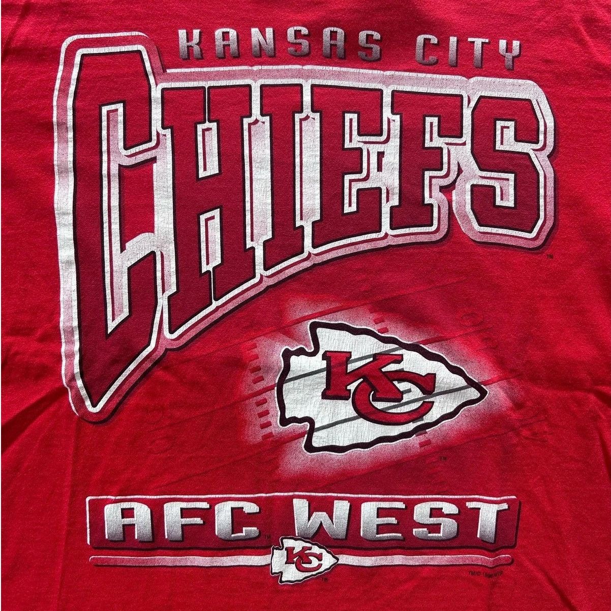 Other 90s Vintage Kansas City Chiefs Artex Red T Shirt Size L Size US L / EU 52-54 / 3 - 2 Thumbnail