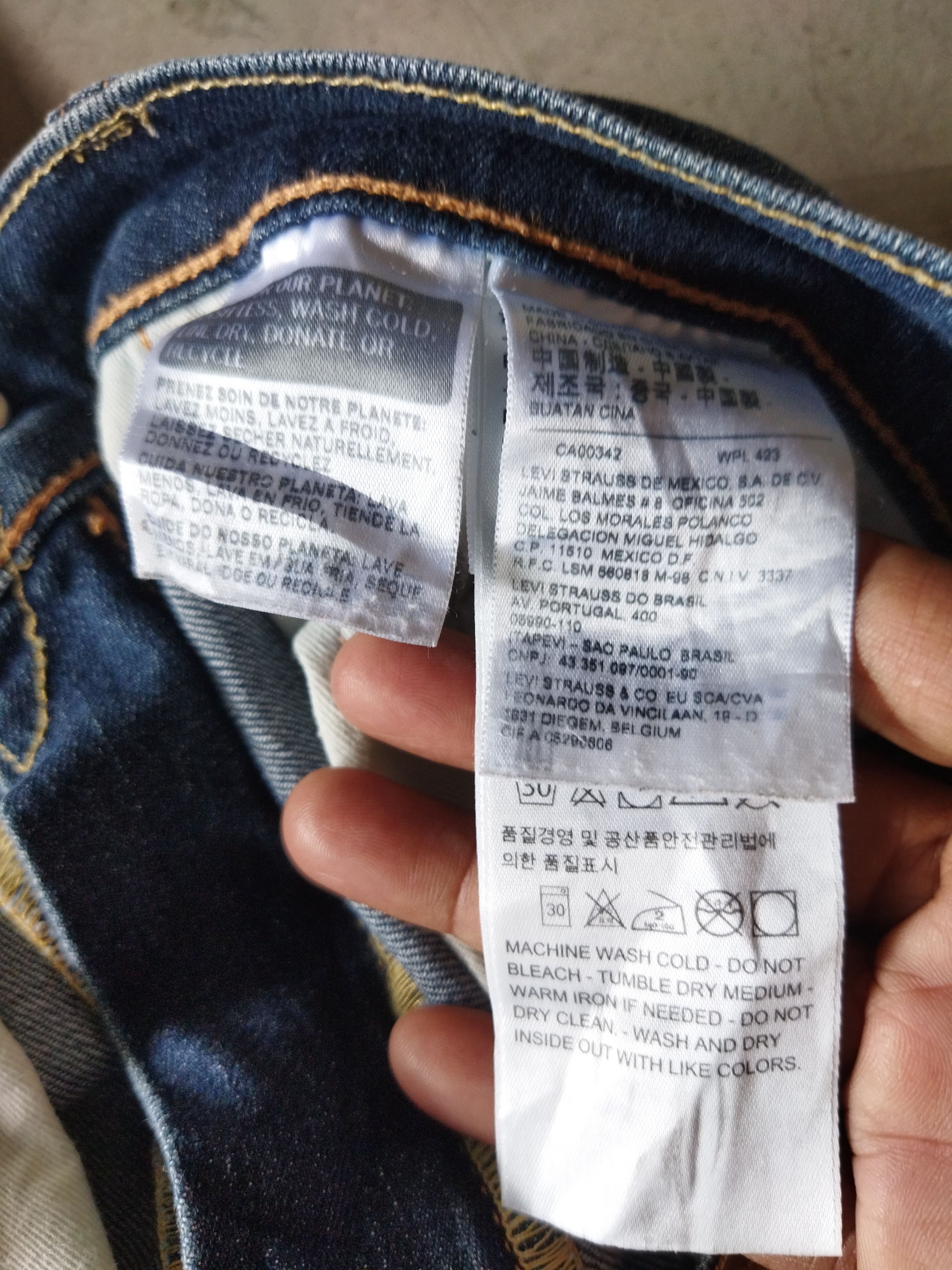 Levi's × Vintage VINTAGE LEVIS 505 DISTRESSED BLUE JEANS PANTS Size US 30 / EU 46 - 11 Thumbnail