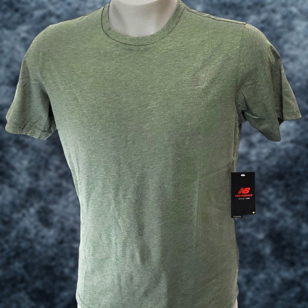 New Balance Mens New Balance Heathertech Tee T-Shirt Short Sleeve Green M Adults Medium Size US M / EU 48-50 / 2 - 1 Preview