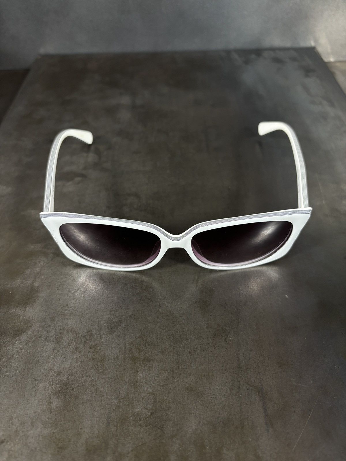 Calvin Klein F/W 2009 Calvin Klein Sunglasses Butterfly CK 4091/S White Size ONE SIZE - 21 Thumbnail