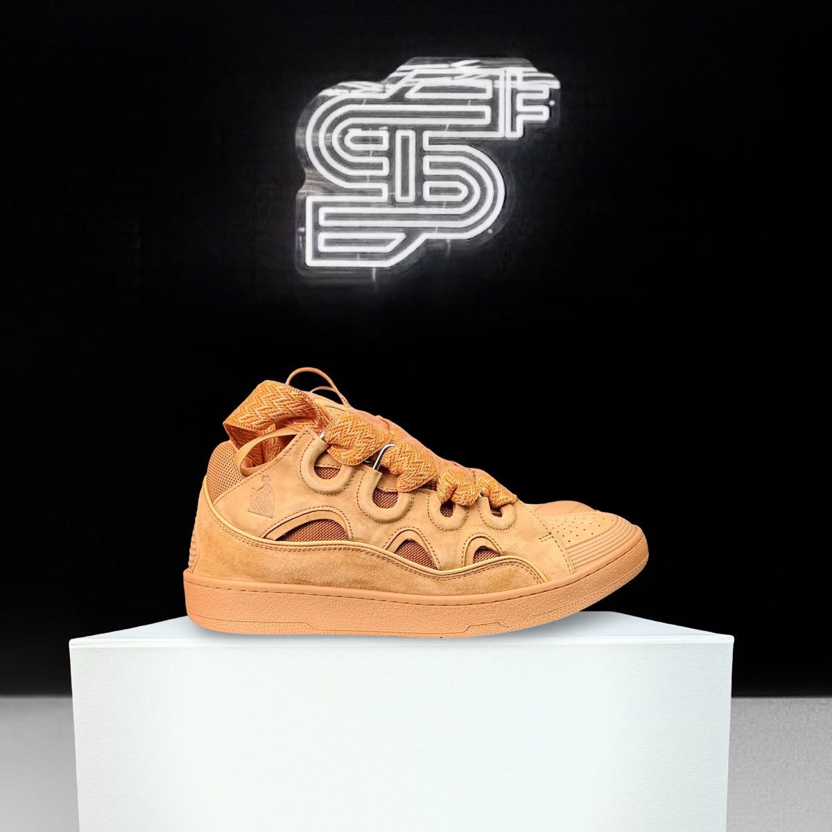Lanvin Lanvin Curb Sneaker Mango Size US 15 / EU 48 - 1 Thumbnail