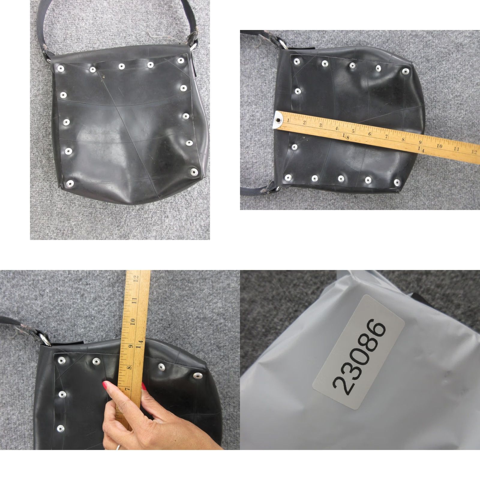 Ralph Lauren Ralph Lauren Messenger Bag Boston Museum Art Speed Style Beauty Medium Black Rubber Grommet Size ONE SIZE - 8 Thumbnail