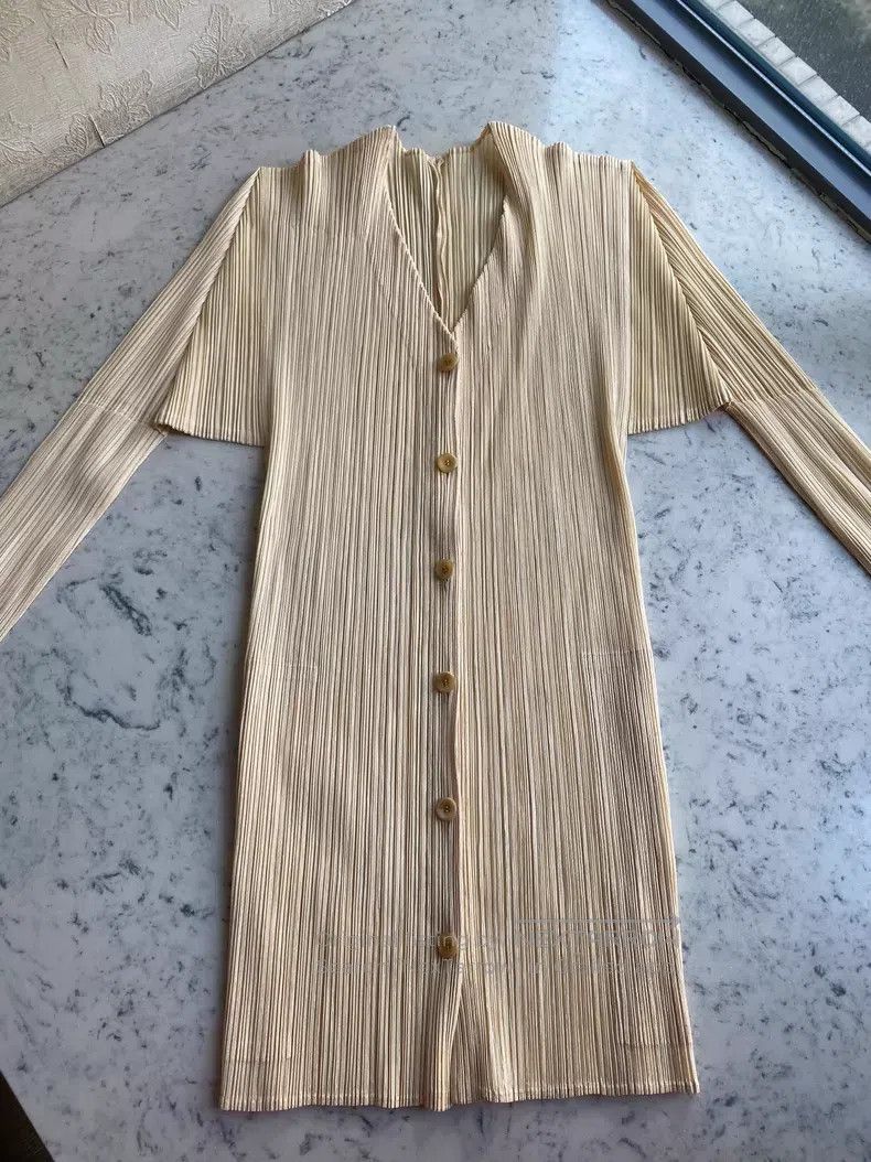 Issey Miyake Issey Miyake Yellow Coat Size L / US 10 / IT 46 - 6 Thumbnail