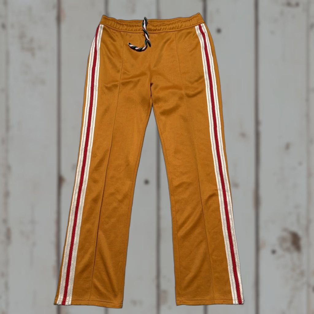 Wales Bonner Wales Bonner Track Pants Plain Brushed Jersey Mustard Size 5 Unisex Adults Pants Mustard 70s 80s Vintage Athleisure Designer Track Mens Womens Size US S / EU 44-46 / 1 - 1 Thumbnail